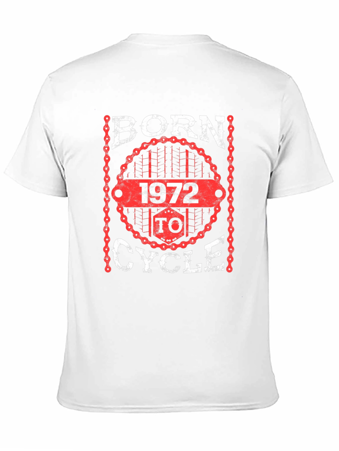 Born to Cycle 1972 T-Shirt - Black