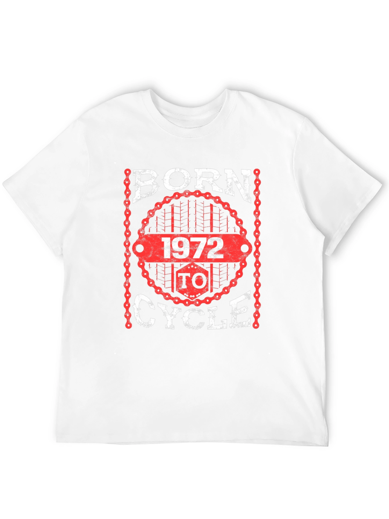 Born to Cycle 1972 T-Shirt - Black