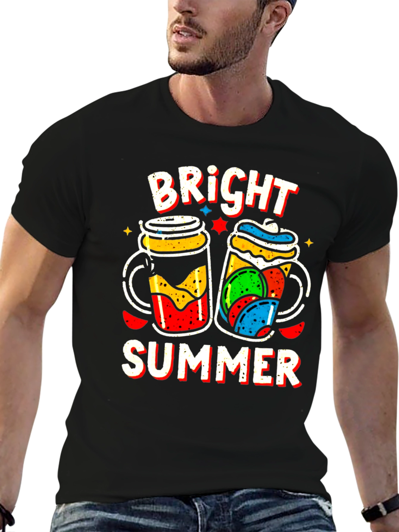 Bright Summer Graphic T-Shirt