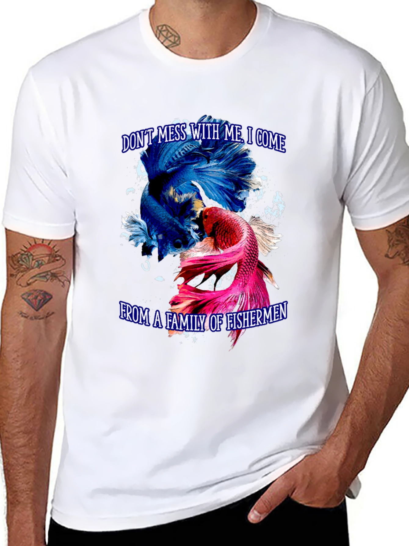 Dont Mess With Me Fisherman T-Shirt