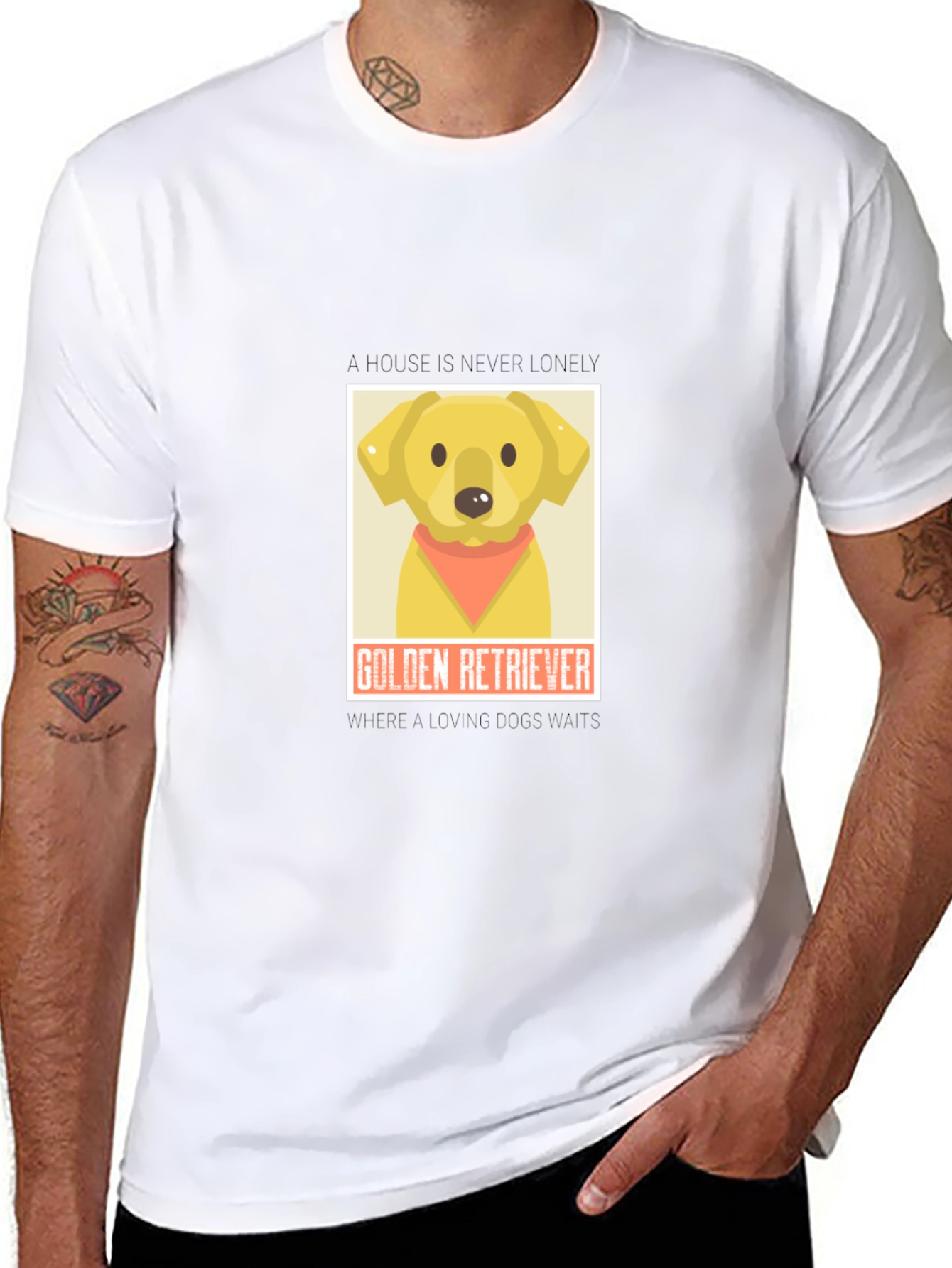 Golden Retriever Lover T-Shirt - Dog Mom/Dad Tee
