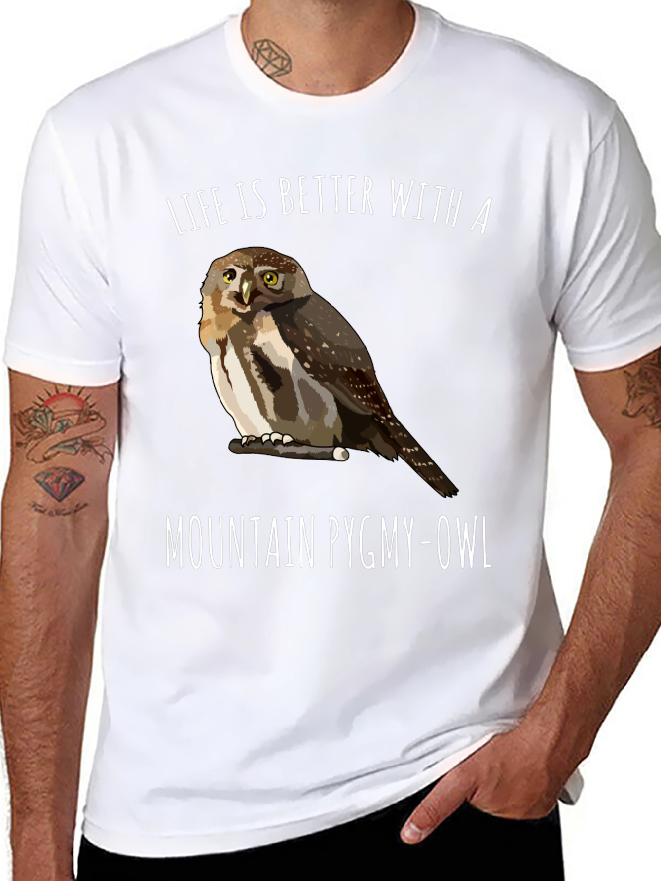Mountain Pygmy-Owl Graphic Tee