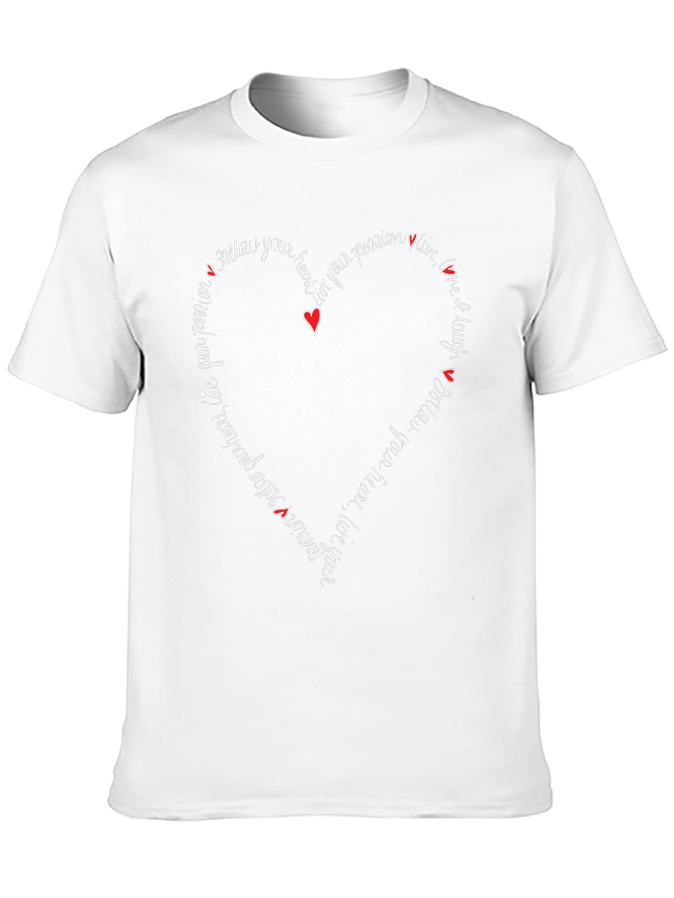 Follow Your Heart Graphic Tee - Inspiring Design