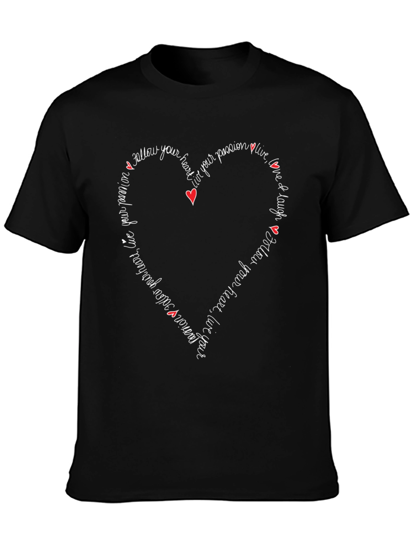 Follow Your Heart Graphic Tee - Inspiring Design