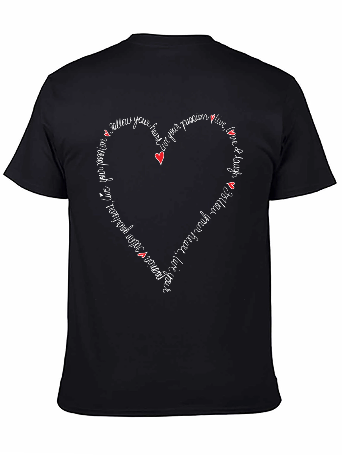 Follow Your Heart Graphic Tee - Inspiring Design