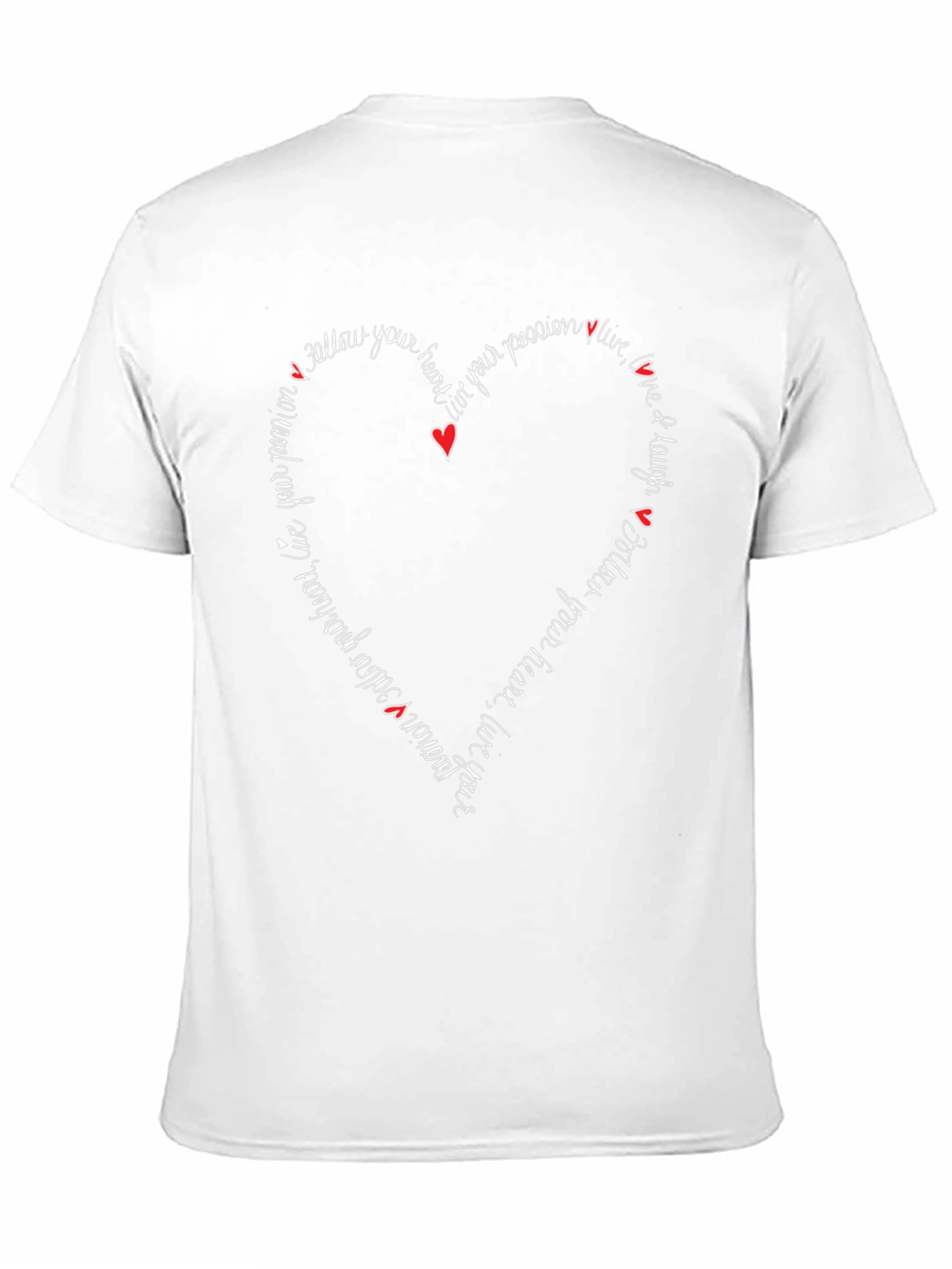 Follow Your Heart Graphic Tee - Inspiring Design