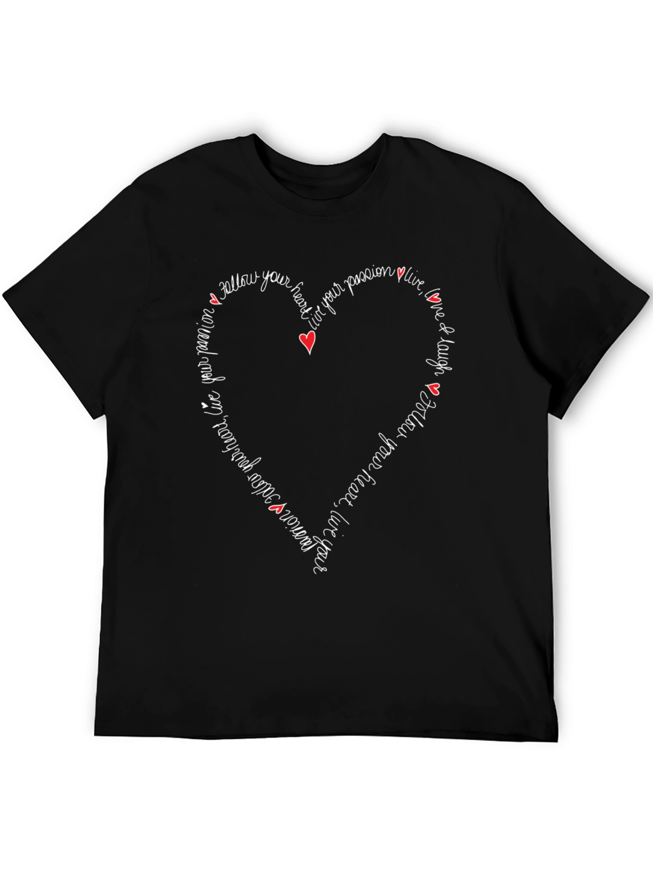 Follow Your Heart Graphic Tee - Inspiring Design