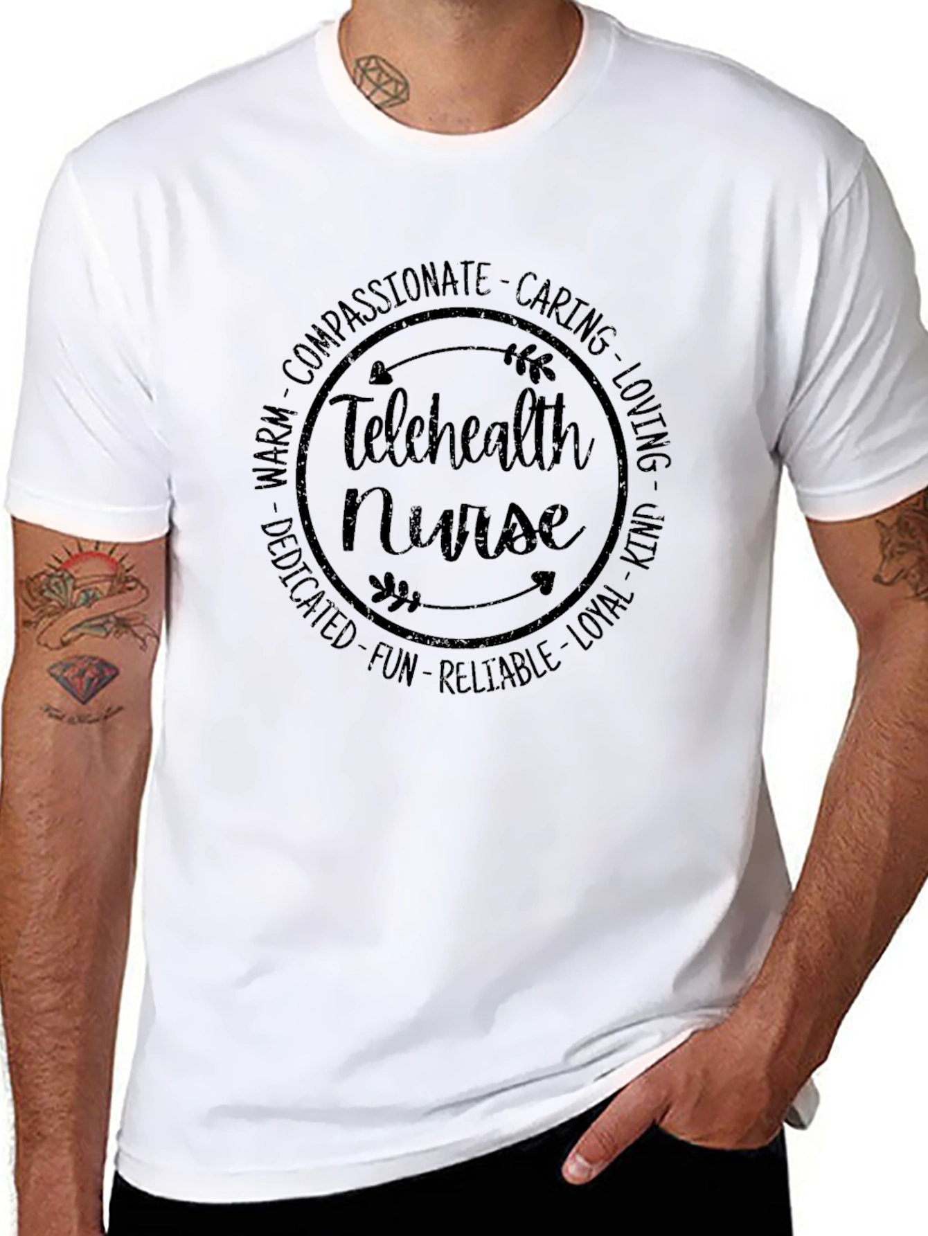Telehealth Nurse Graphic T-Shirt