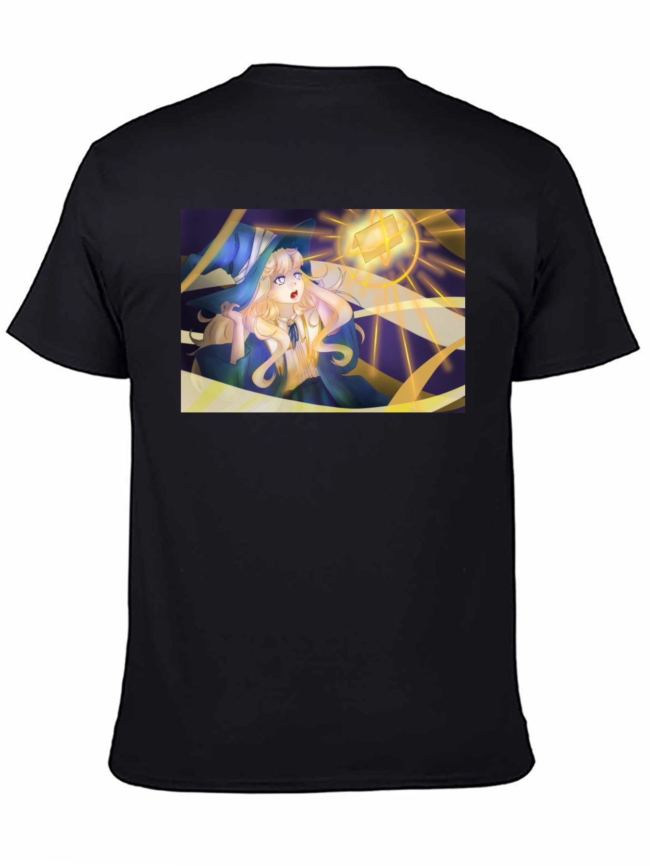 Anime Witch Graphic Tee - Stylish Comfort