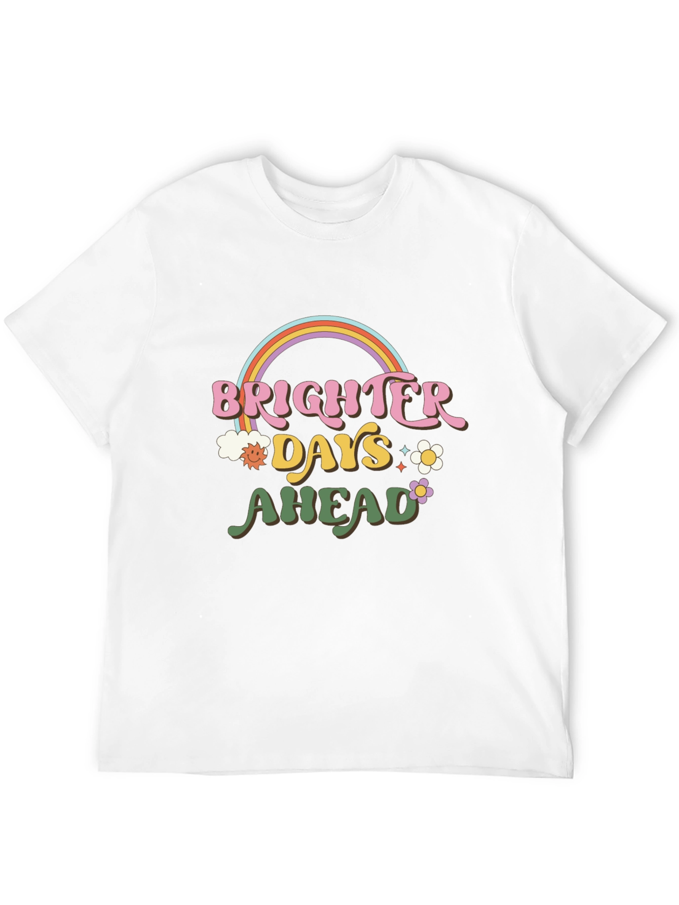 Brighter Days Ahead Graphic Tee - Retro Style