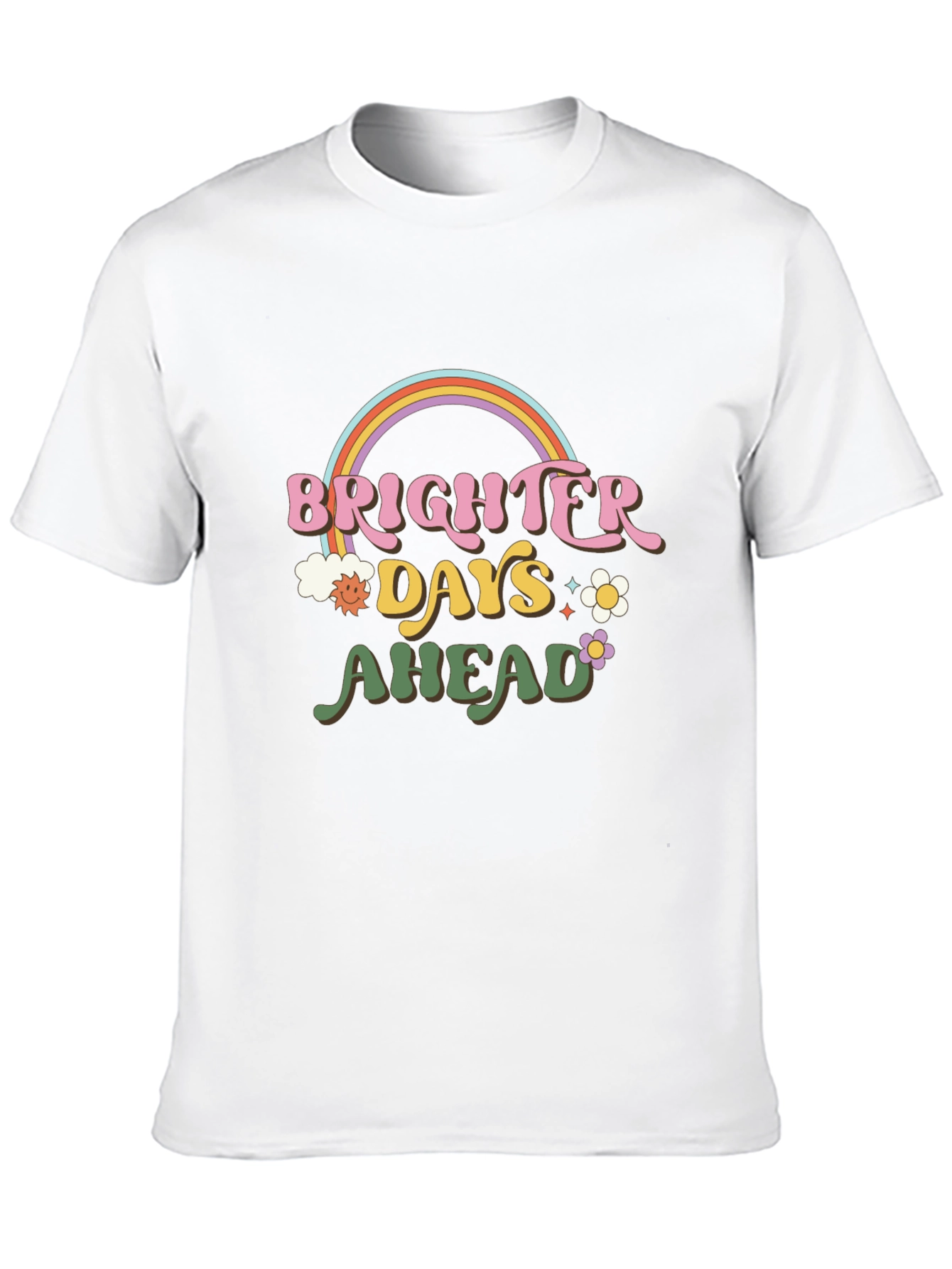 Brighter Days Ahead Graphic Tee - Retro Style