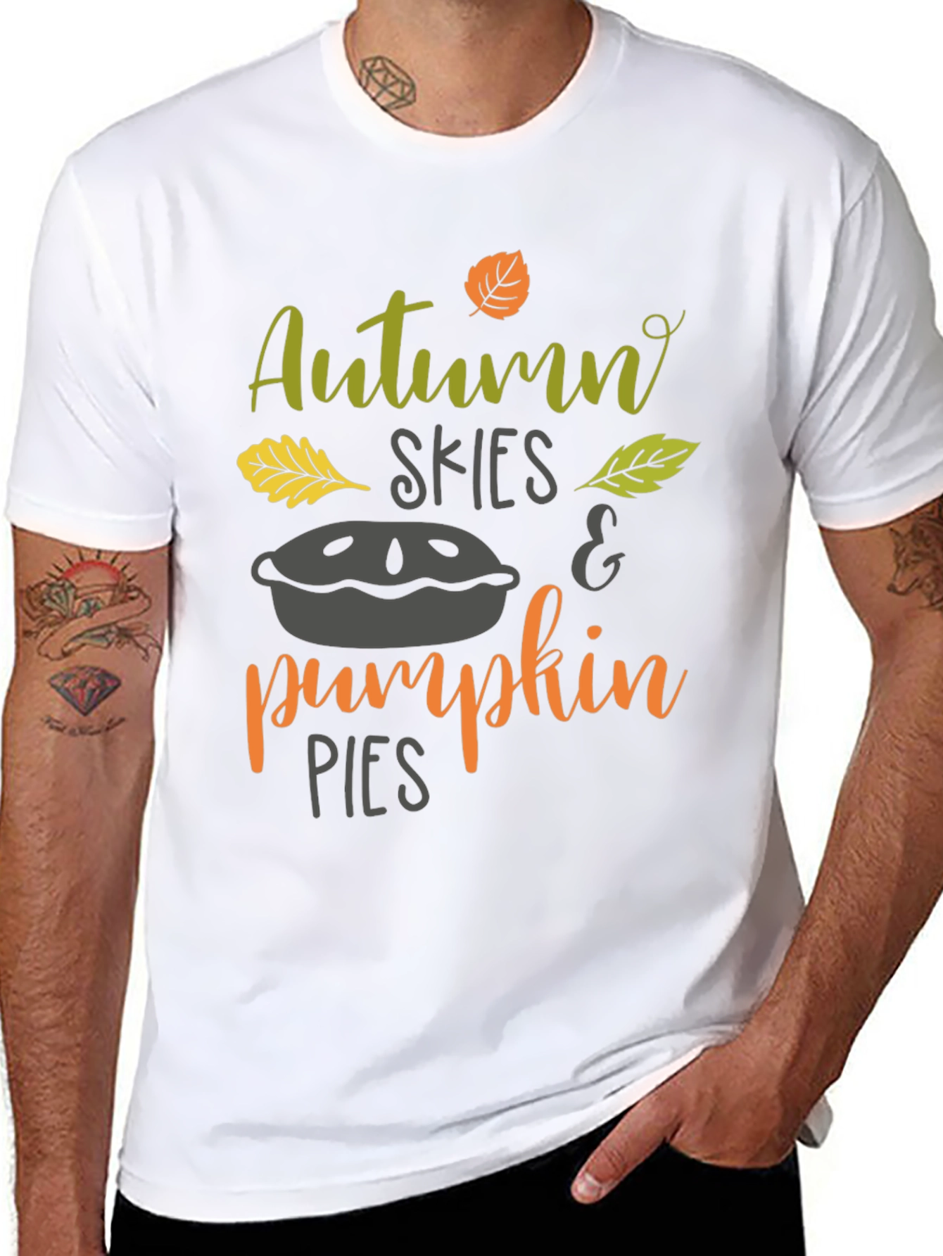 Autumn Skies & Pumpkin Pies Graphic Tee