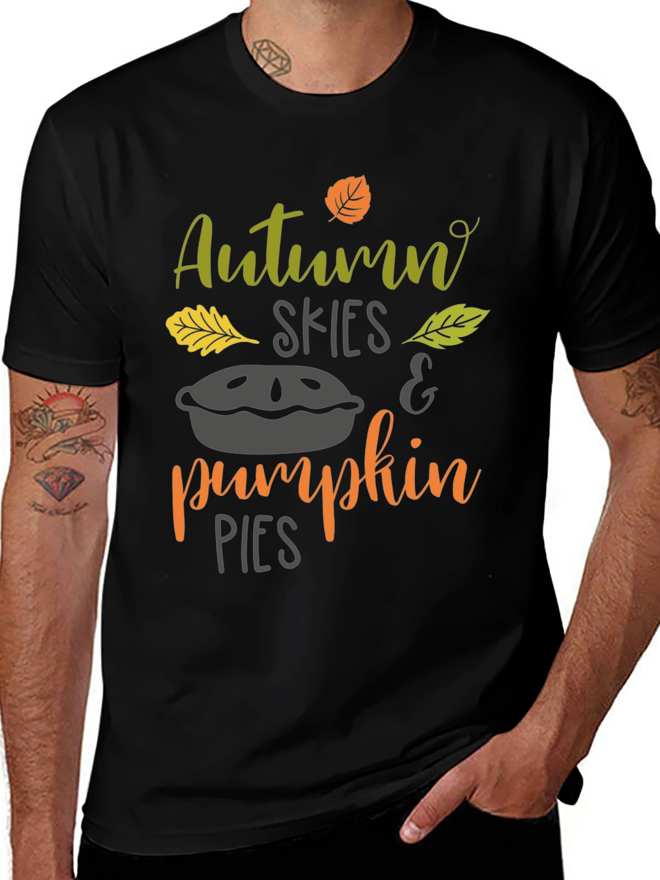Autumn Skies & Pumpkin Pies Graphic Tee