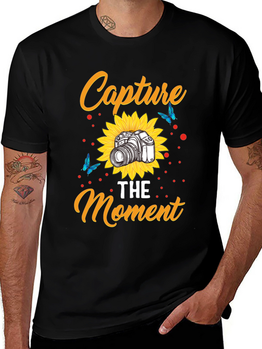 Capture The Moment Graphic Tee - Photography Lover Shirt