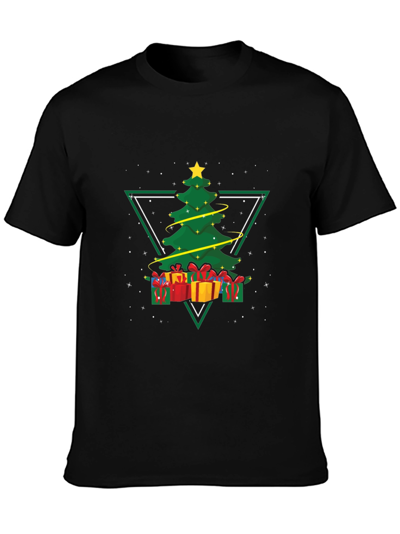 Christmas Tree Triangle Graphic Tee