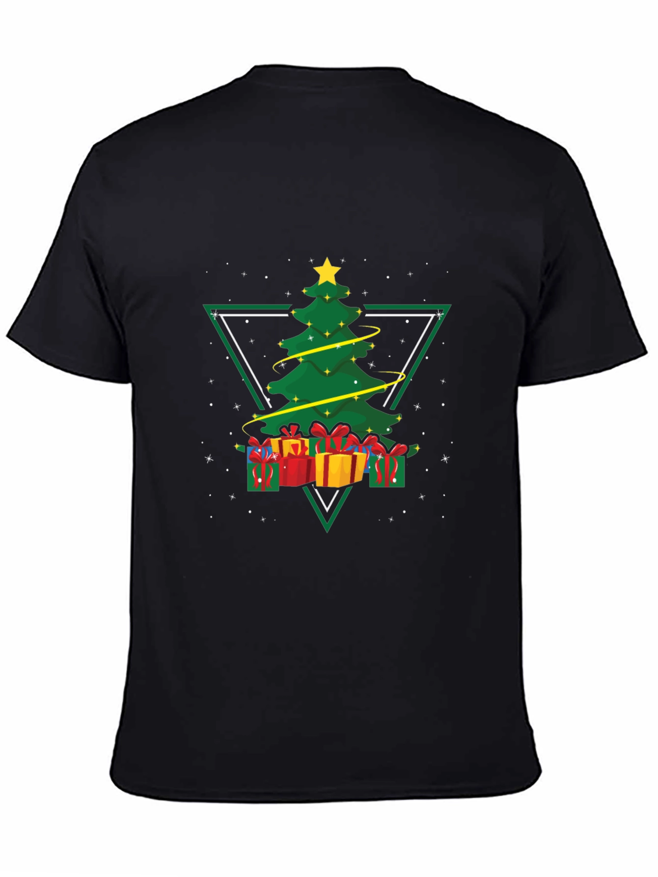 Christmas Tree Triangle Graphic Tee