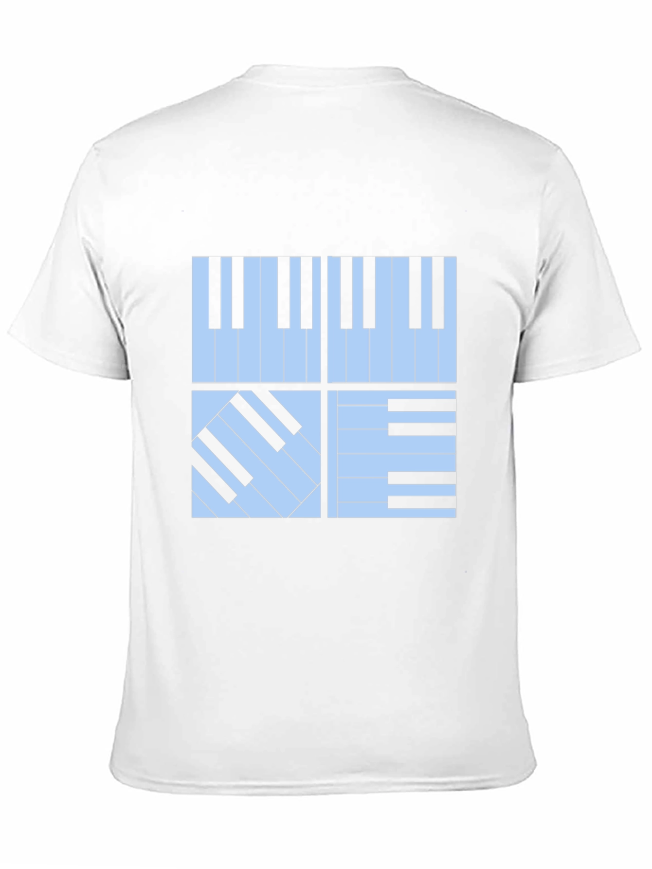 Piano Keys Graphic Tee - Stylish Musicians T-Shirt