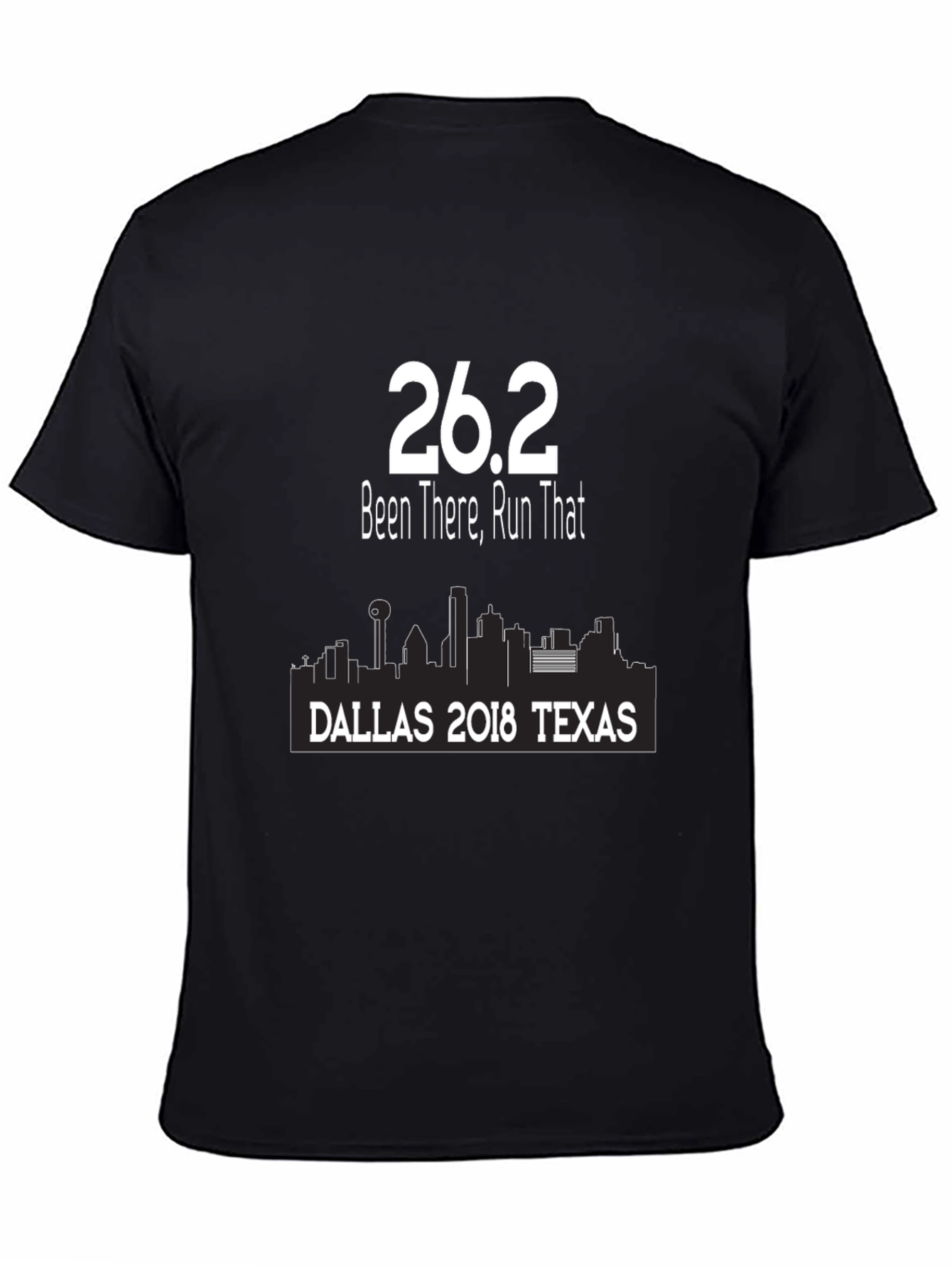 26.2 Marathon Running T-Shirt - Dallas Texas