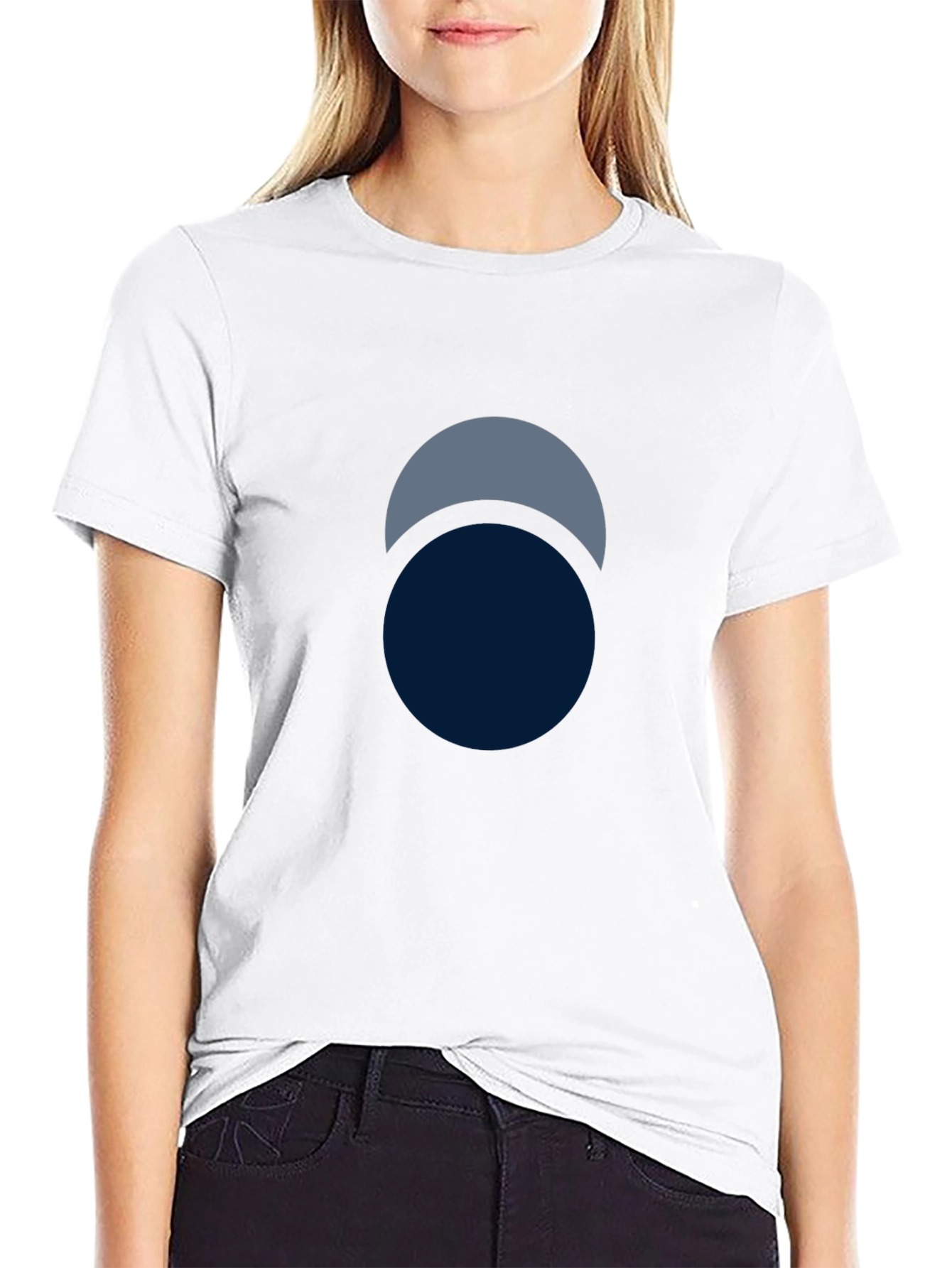 Minimalist Eclipse Graphic Tee - Modern Design