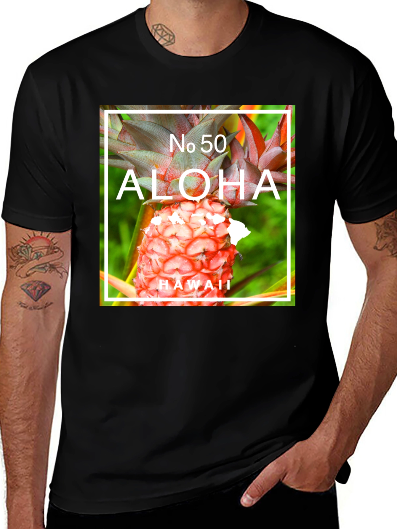 Aloha Hawaii No 50 Graphic T-Shirt