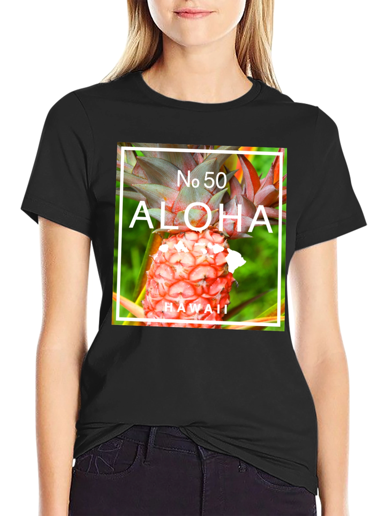 Aloha Hawaii No 50 Graphic T-Shirt