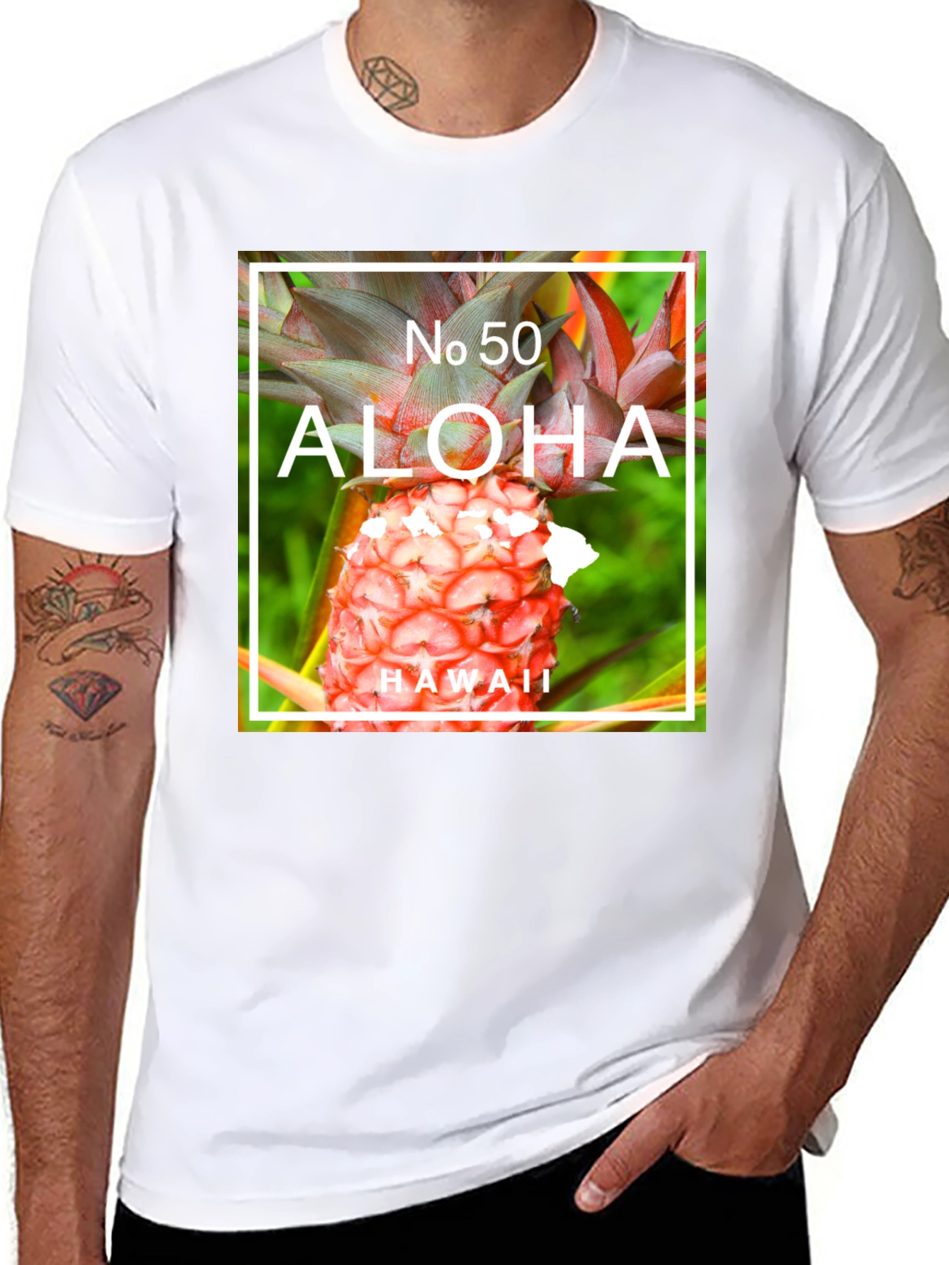 Aloha Hawaii No 50 Graphic T-Shirt