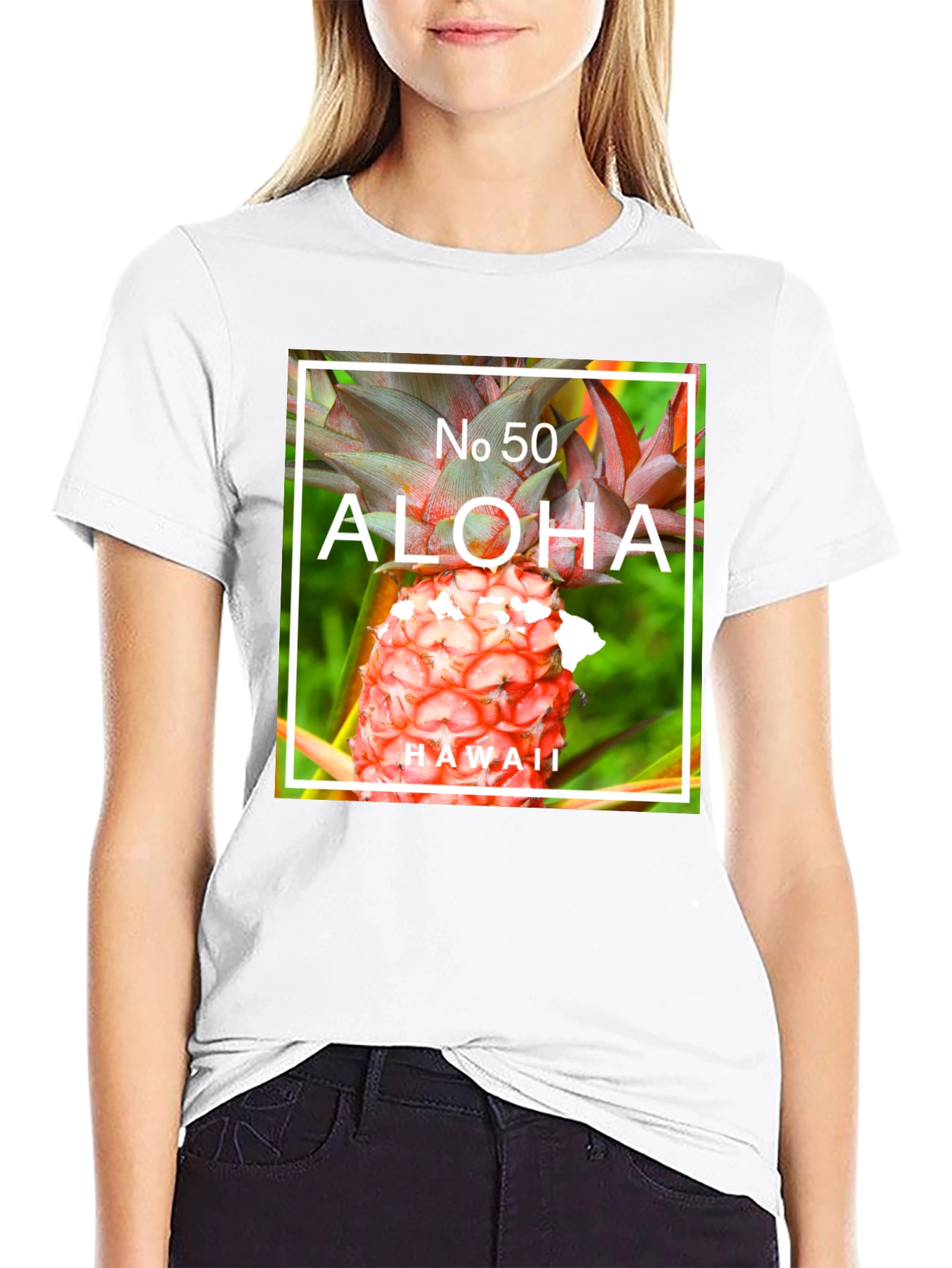 Aloha Hawaii No 50 Graphic T-Shirt