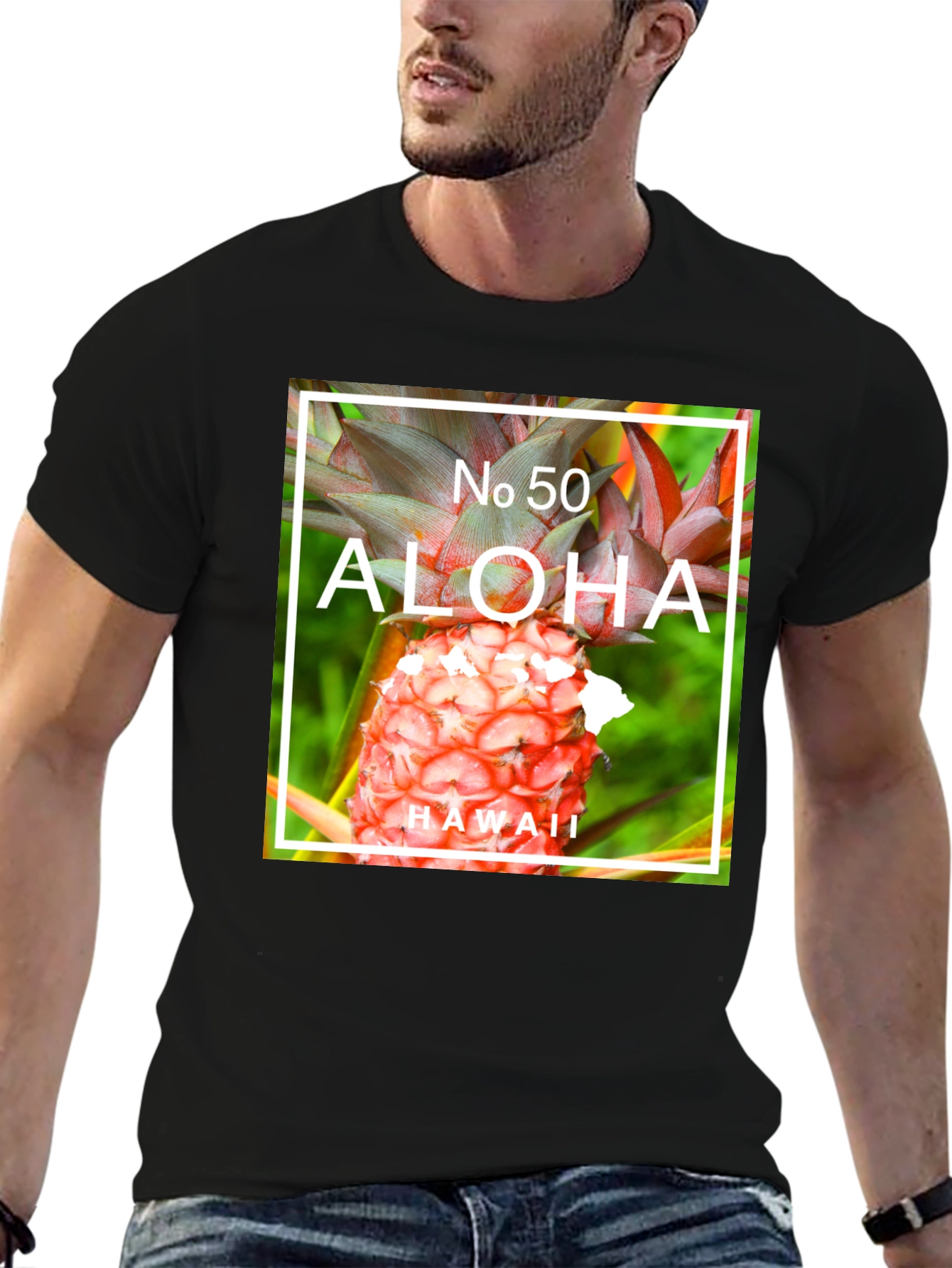Aloha Hawaii No 50 Graphic T-Shirt