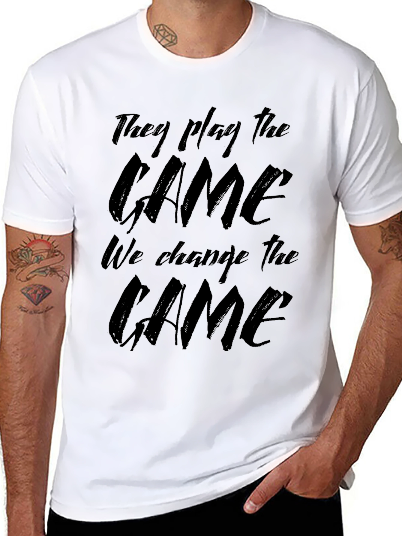 They Play The Game Graphic Tee