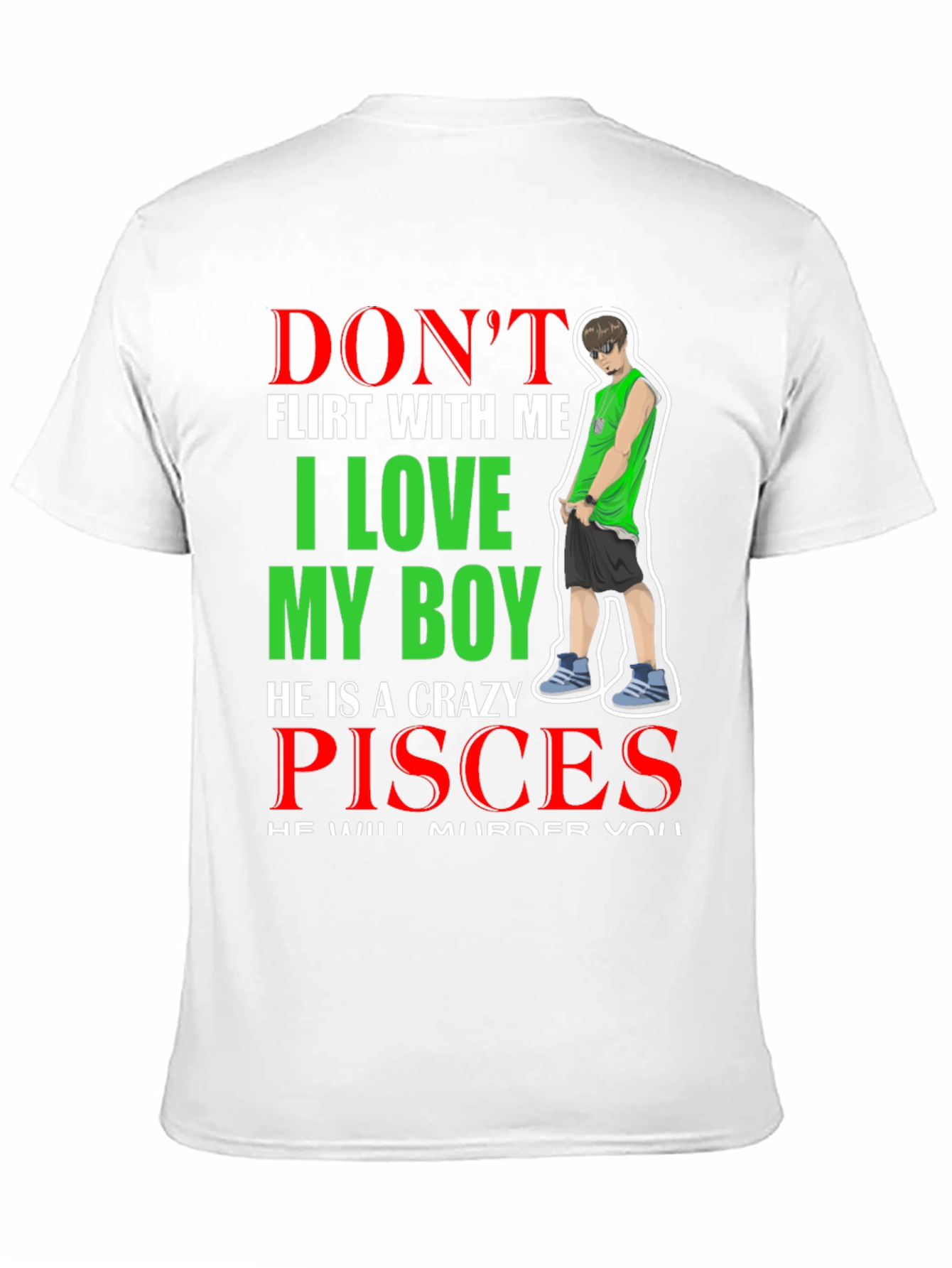 Crazy Pisces Boy T-Shirt