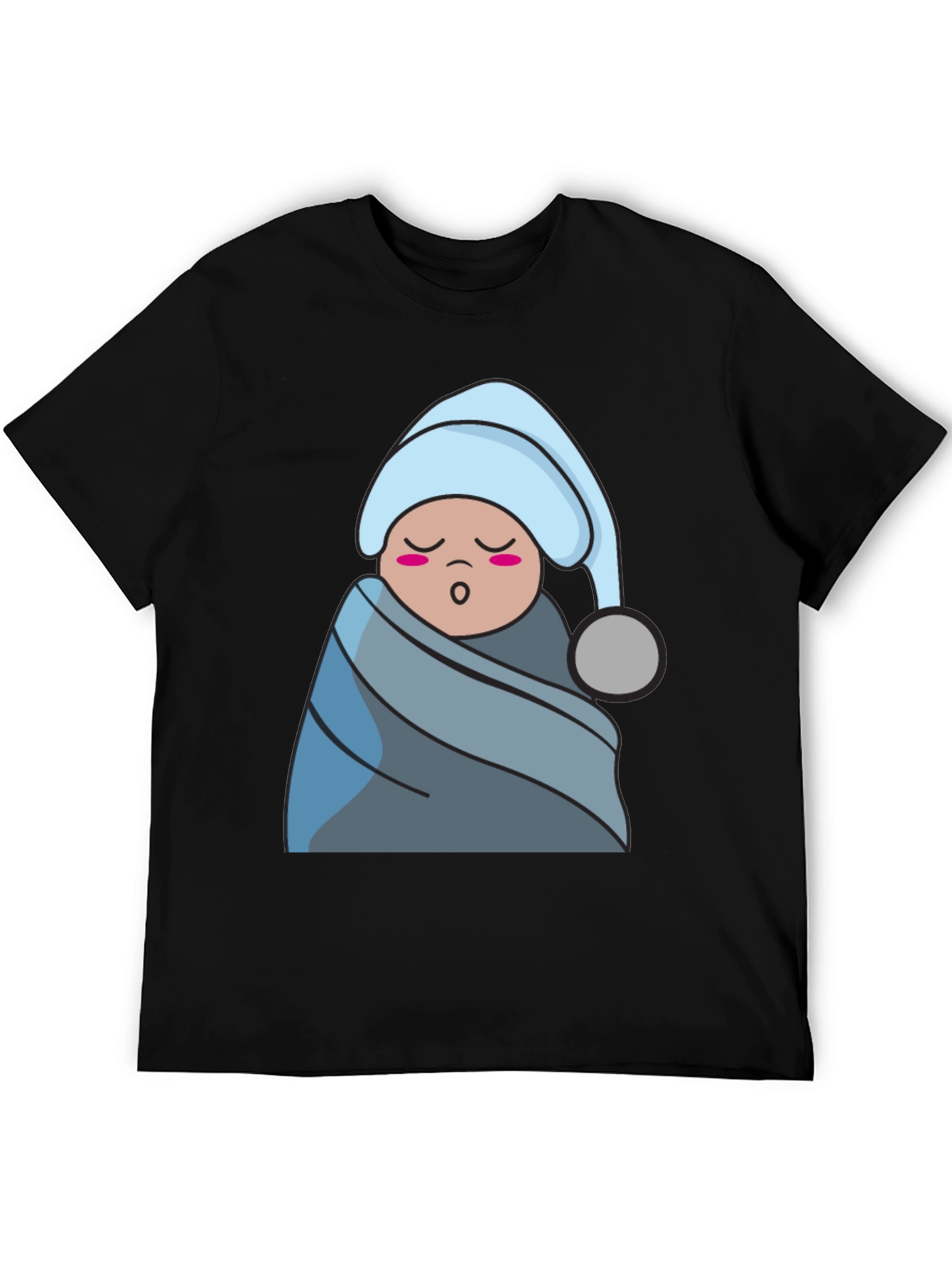 Cute Sleeping Baby Graphic T-Shirt