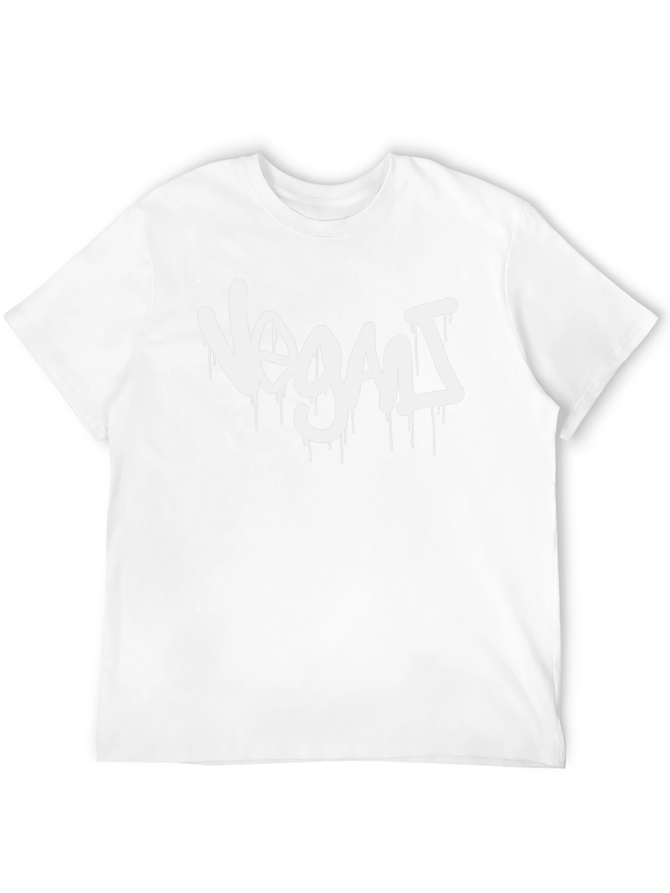 Vegan Graffiti Style Graphic T-Shirt