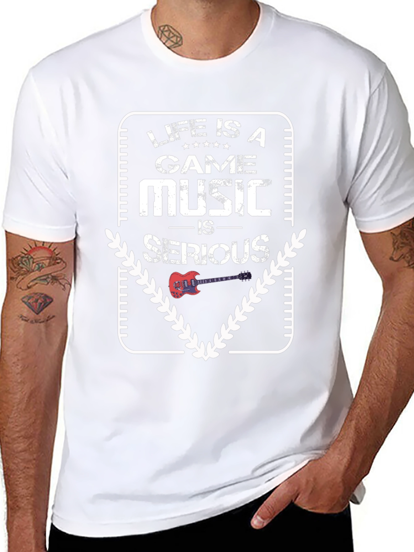 Life is a Game Music Serious T-Shirt