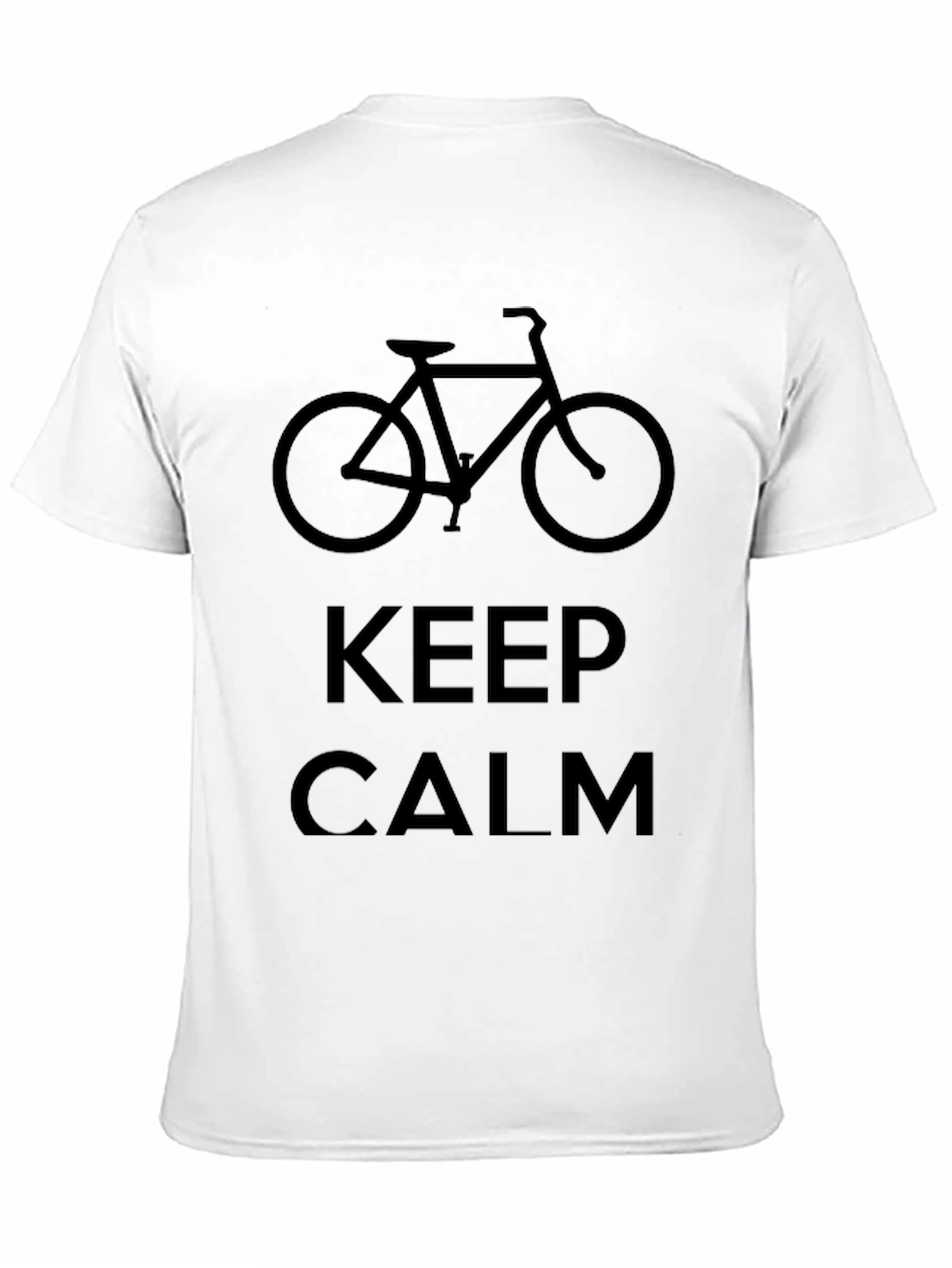 Keep Calm & Ride On - Black Graphic Tee