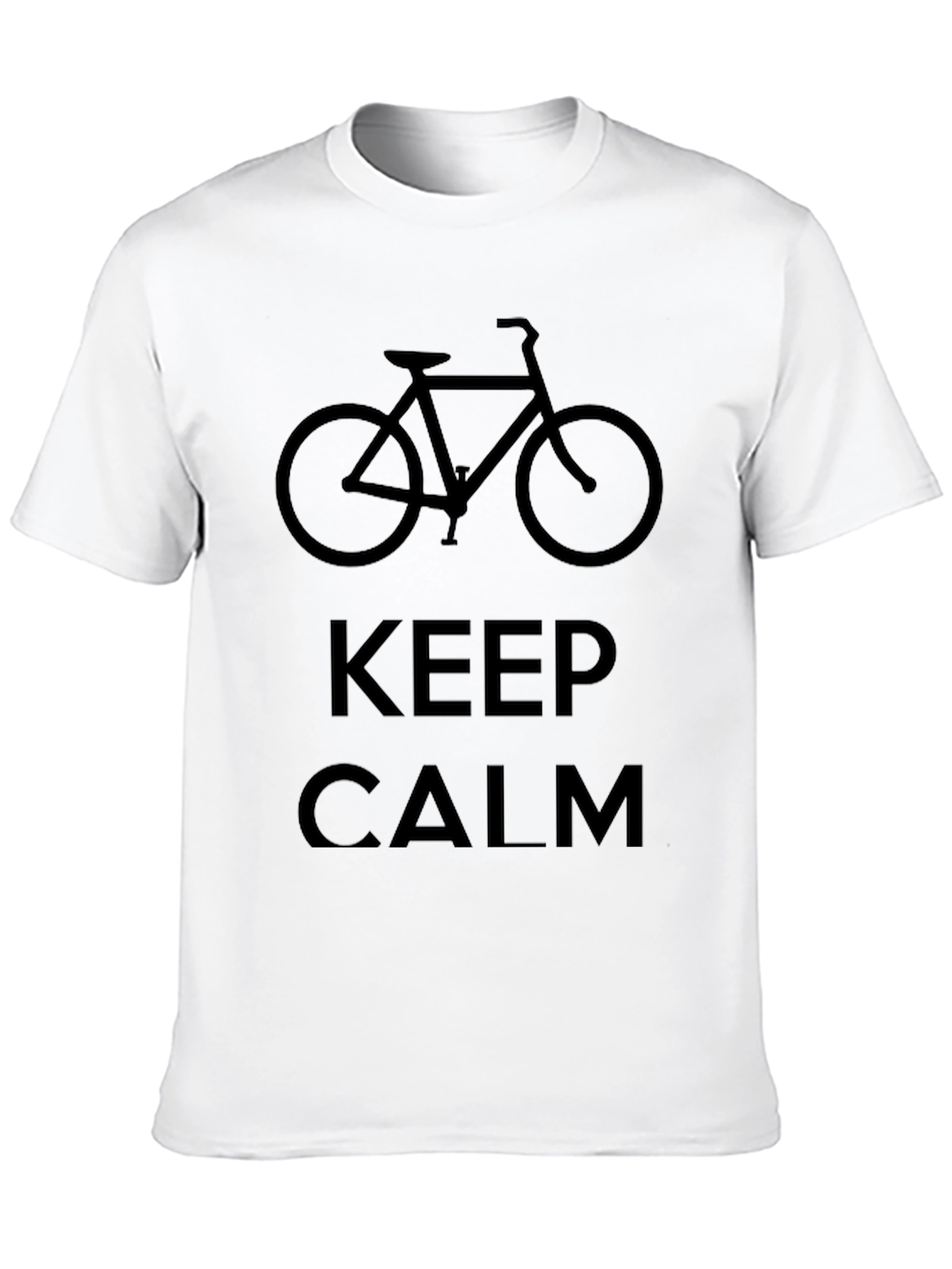 Keep Calm & Ride On - Black Graphic Tee