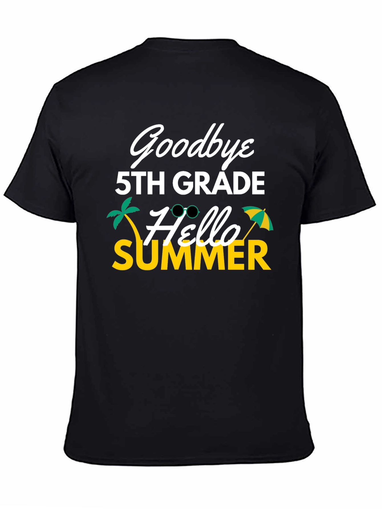 Goodbye 5th Grade Hello Summer Graphic Tee
