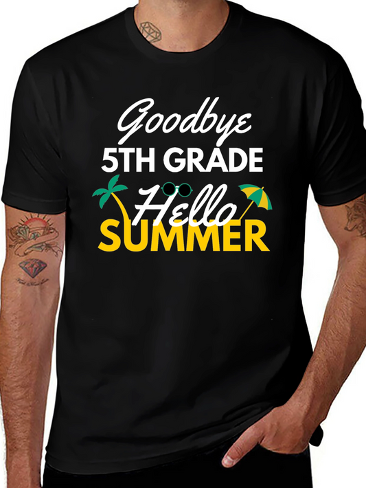 Goodbye 5th Grade Hello Summer Graphic Tee
