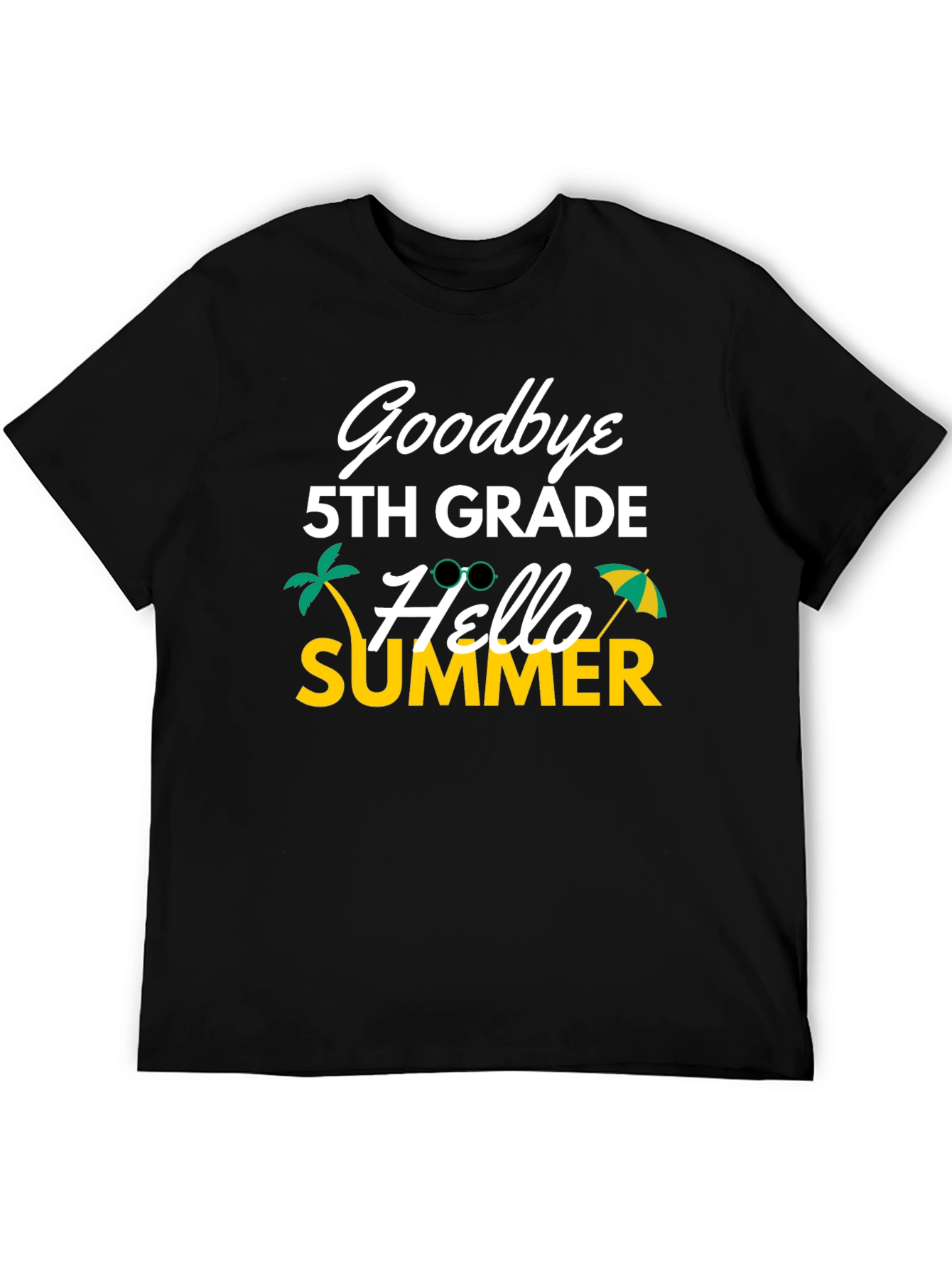 Goodbye 5th Grade Hello Summer Graphic Tee