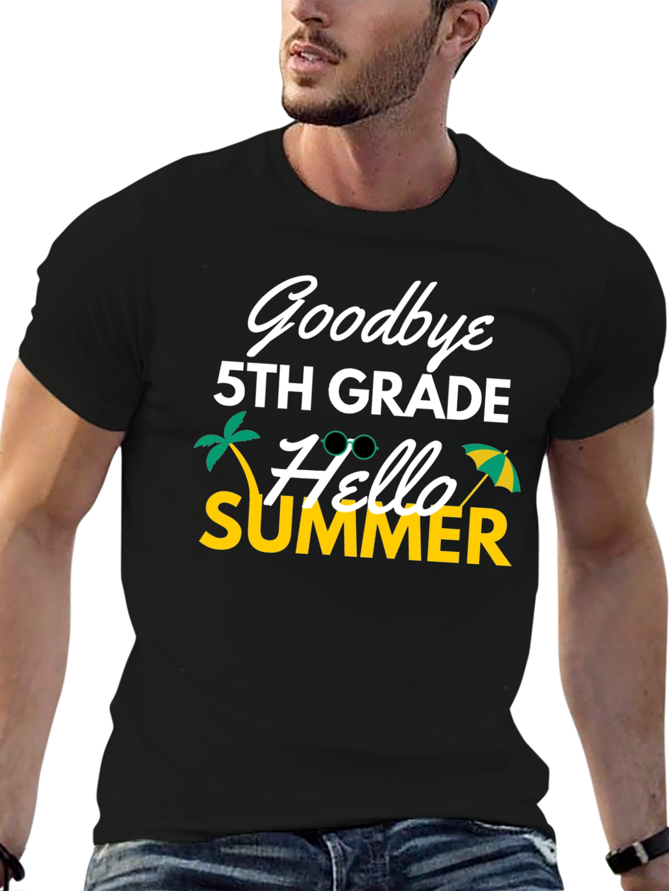 Goodbye 5th Grade Hello Summer Graphic Tee
