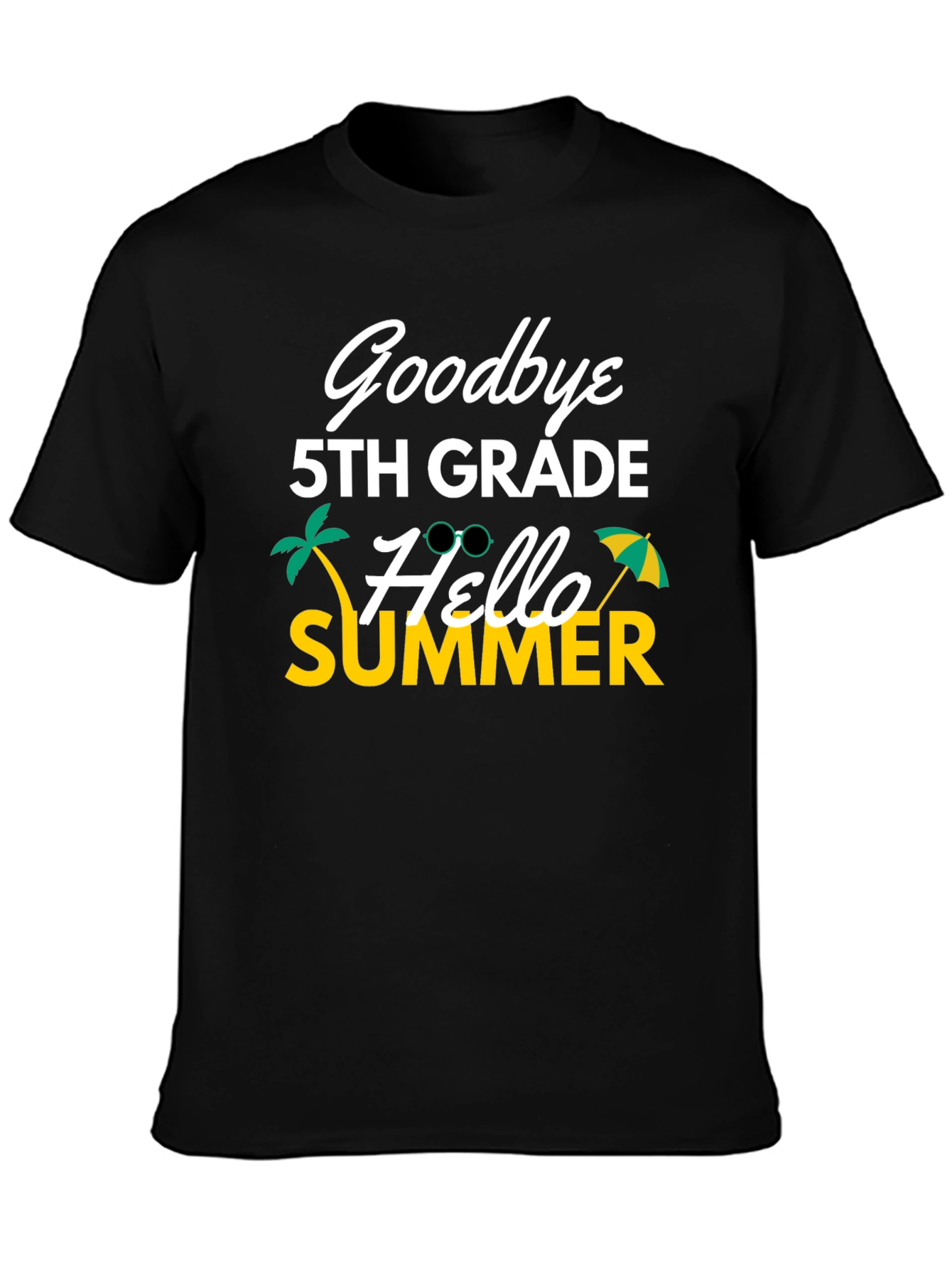 Goodbye 5th Grade Hello Summer Graphic Tee