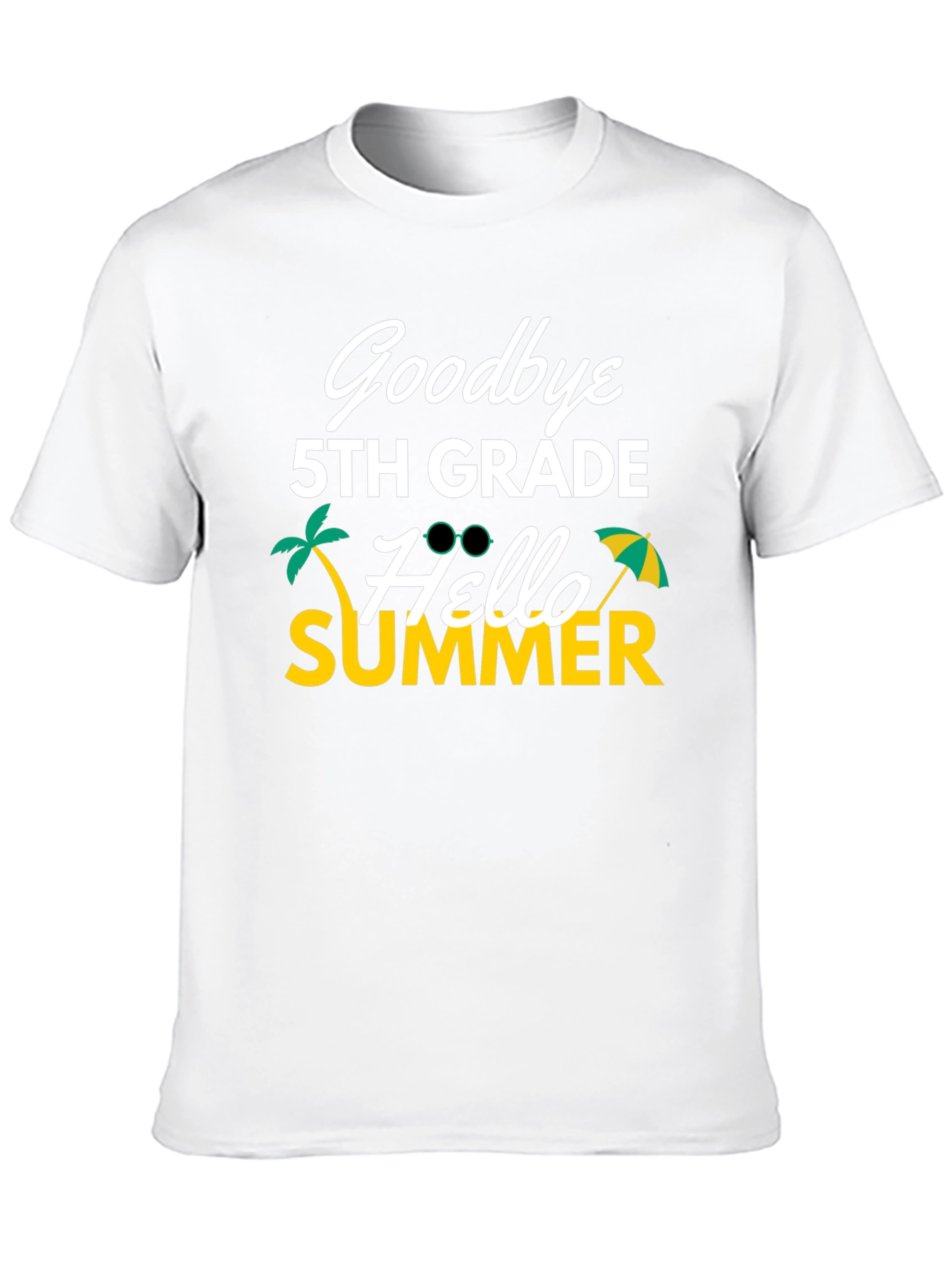 Goodbye 5th Grade Hello Summer Graphic Tee