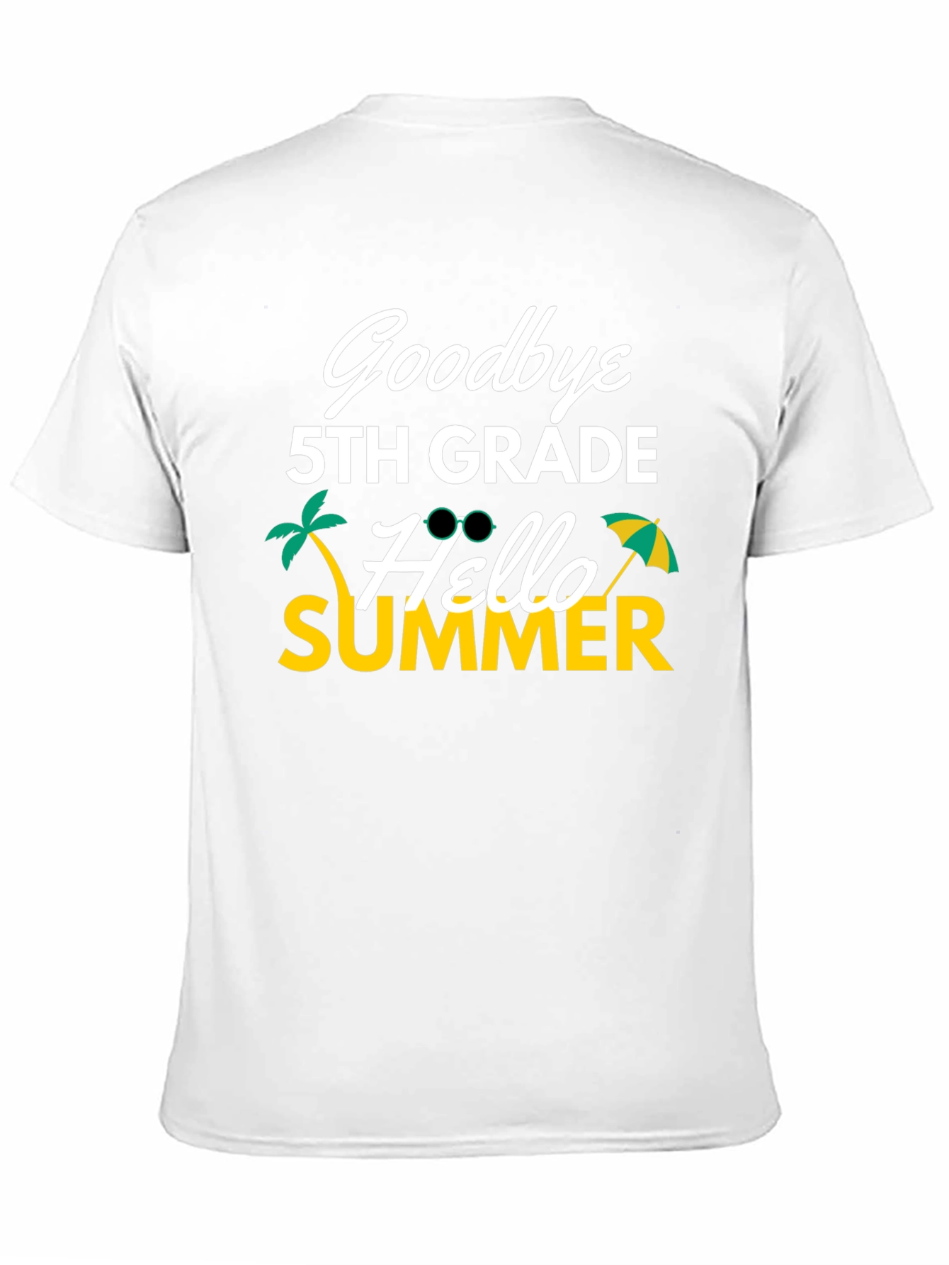 Goodbye 5th Grade Hello Summer Graphic Tee