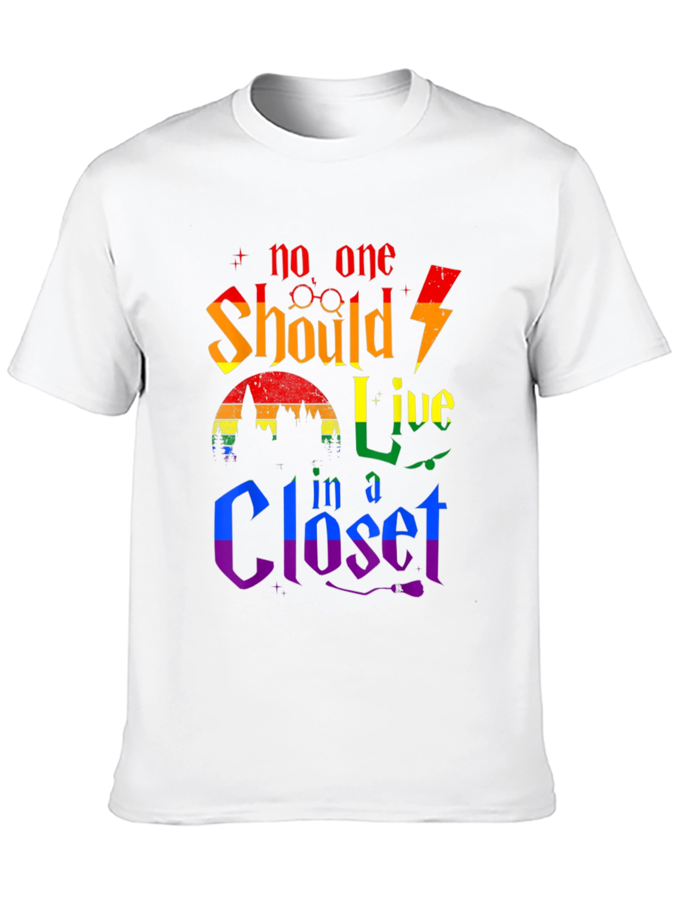No One Should Live in a Closet Pride T-Shirt