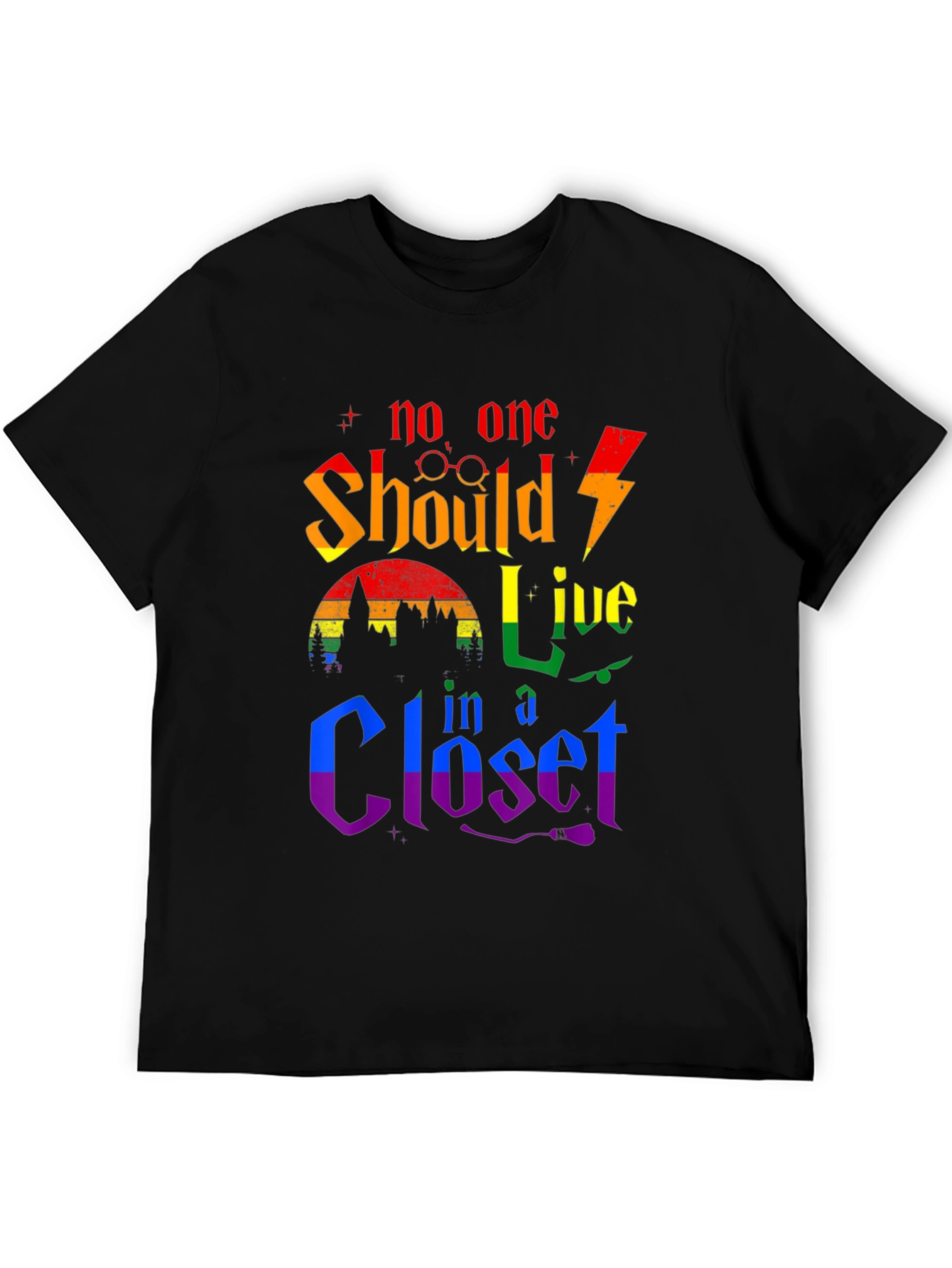 No One Should Live in a Closet Pride T-Shirt