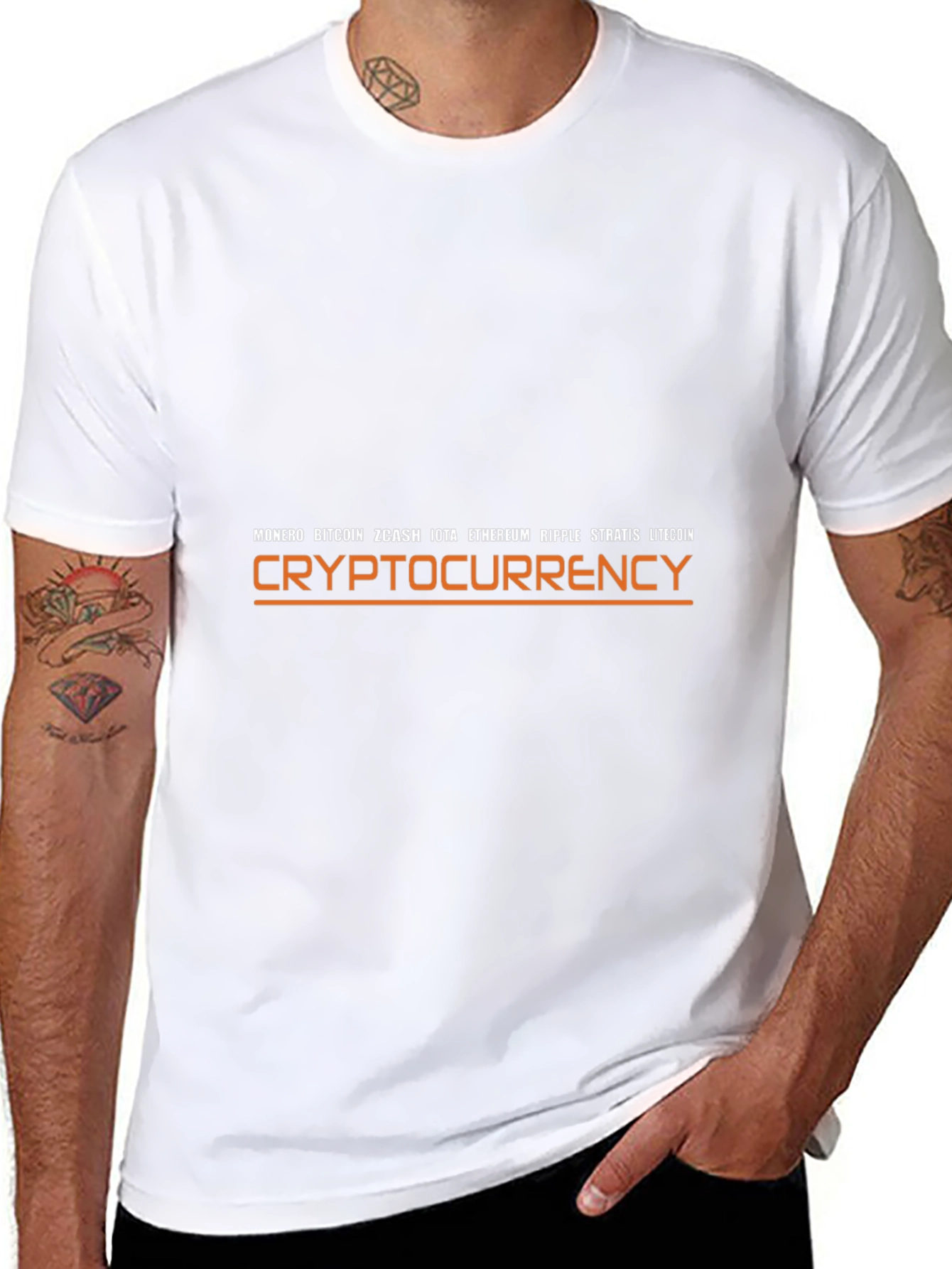 Cryptocurrency T-Shirt - Bitcoin Ethereum Litecoin