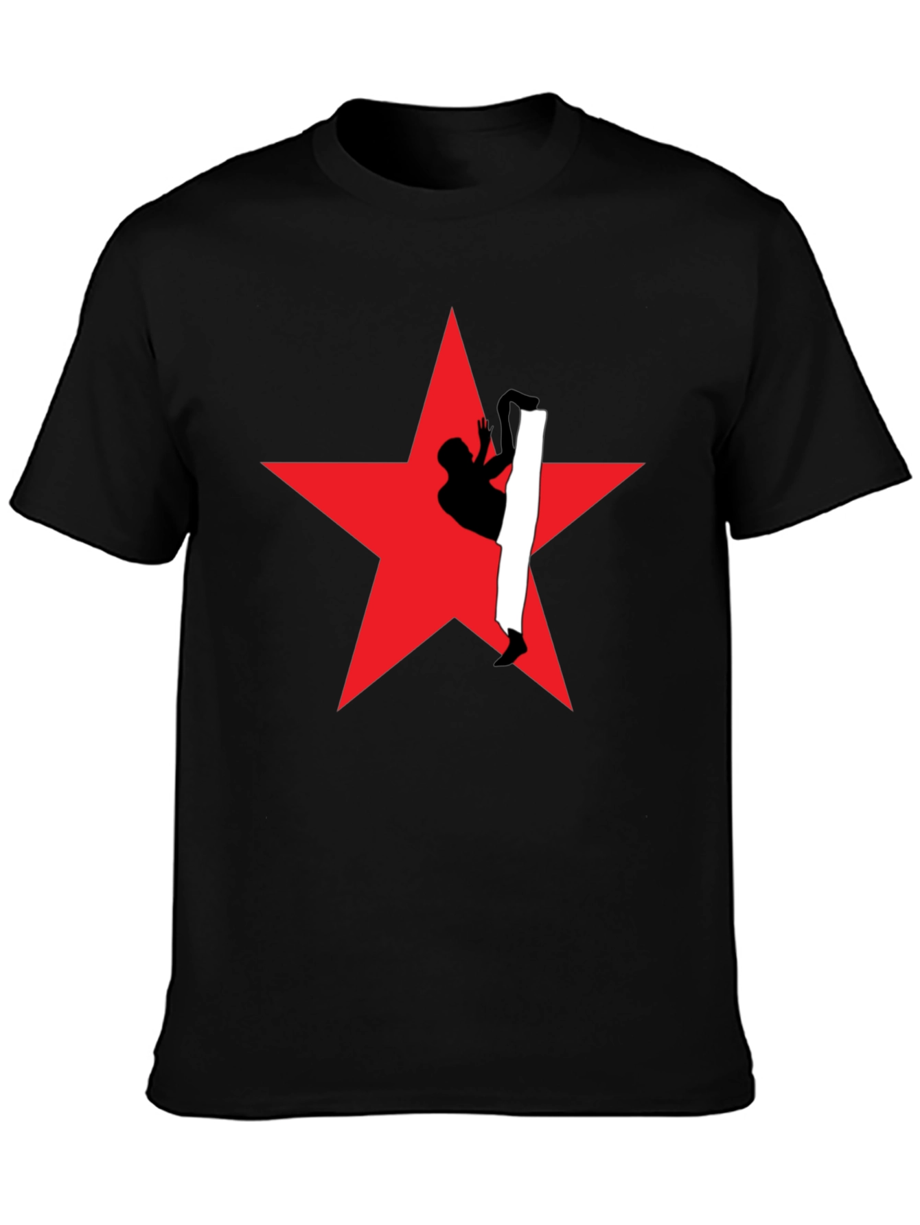 Star Climber Graphic T-Shirt - Black