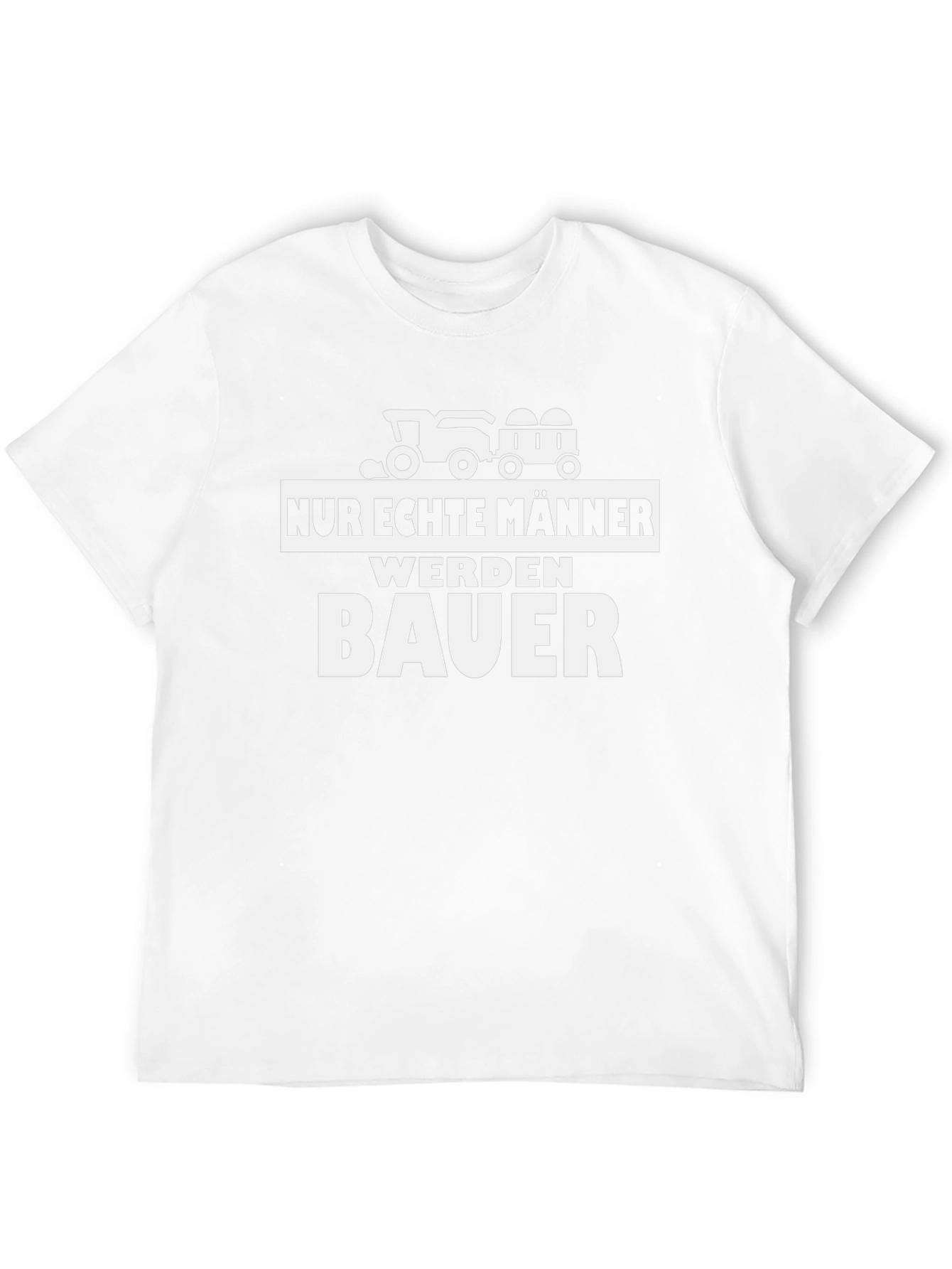 Nur Echte Männer Werden Bauer T-Shirt