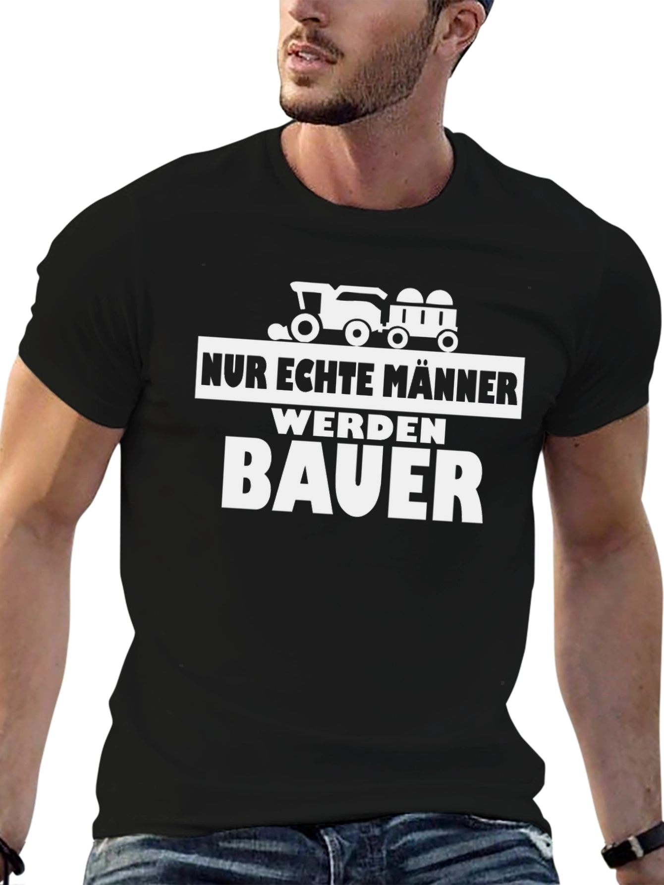 Nur Echte Männer Werden Bauer T-Shirt