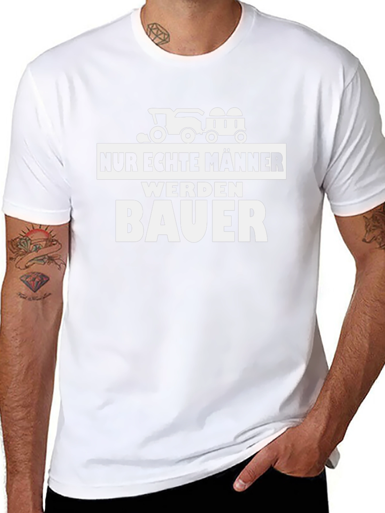 Nur Echte Männer Werden Bauer T-Shirt