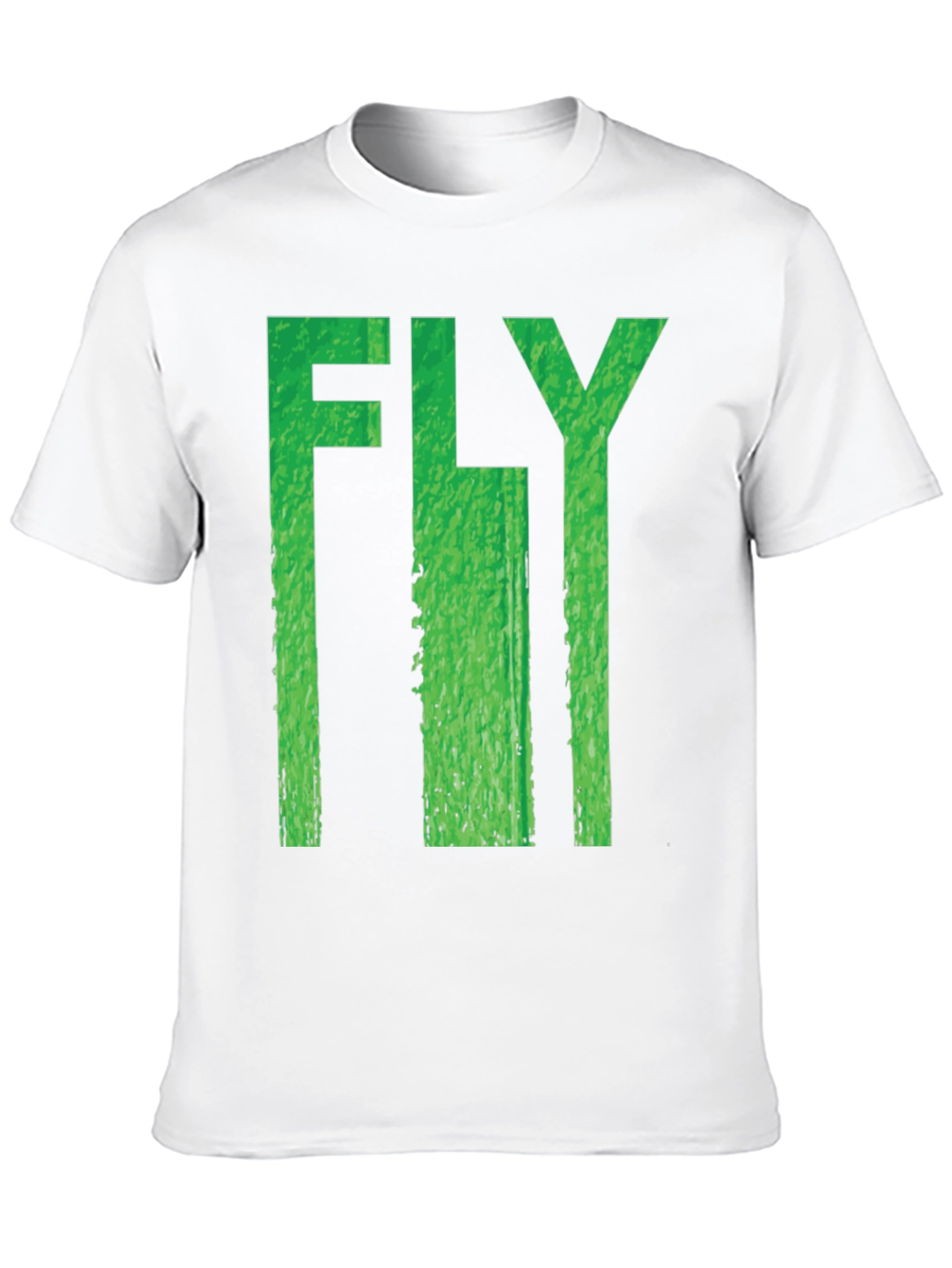 Fly Graphic Print Black T-Shirt